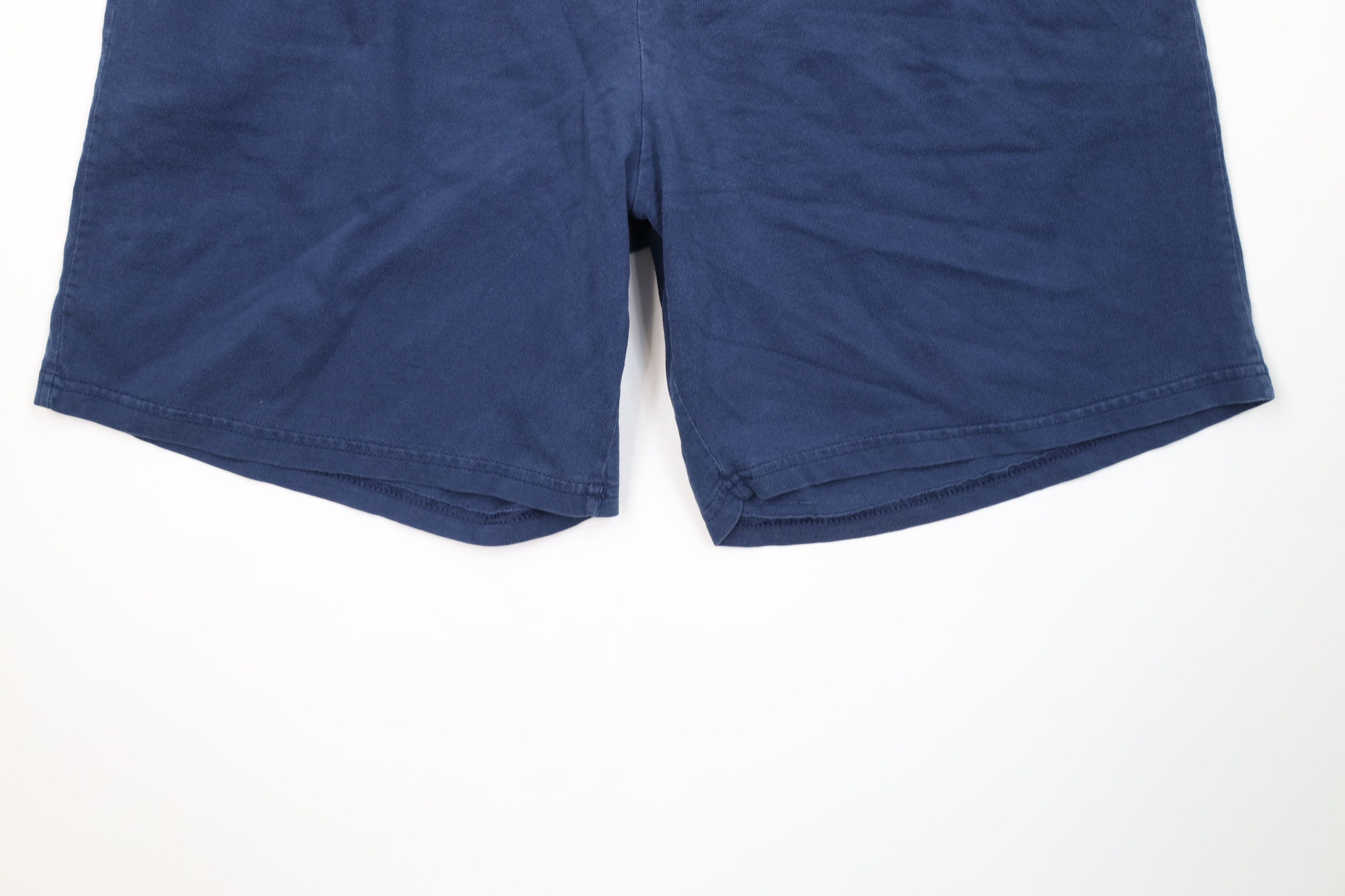 Vintage Vintage 90s Streetwear Above Knee Cotton Shorts Navy Blue Size US 34 / EU 50 - 4 Thumbnail