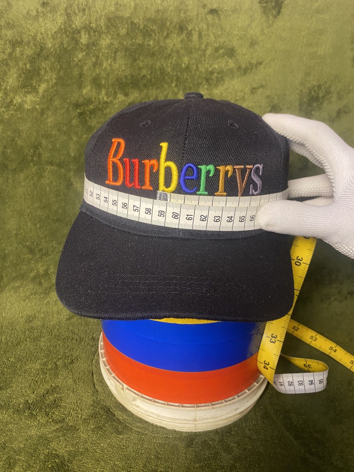 Burberry Vintage burberrys rainbow embroidery cap Size ONE SIZE - 6 Thumbnail