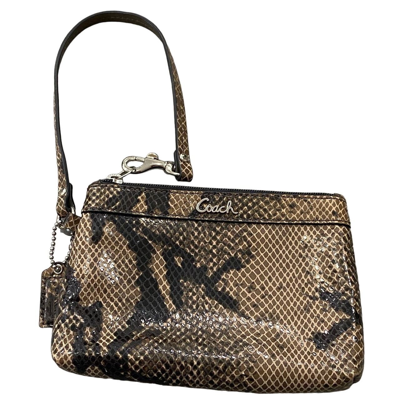 Coach Coach Soho Embossed Exotic Madison Wristlet Leather Size ONE SIZE - 1 Thumbnail