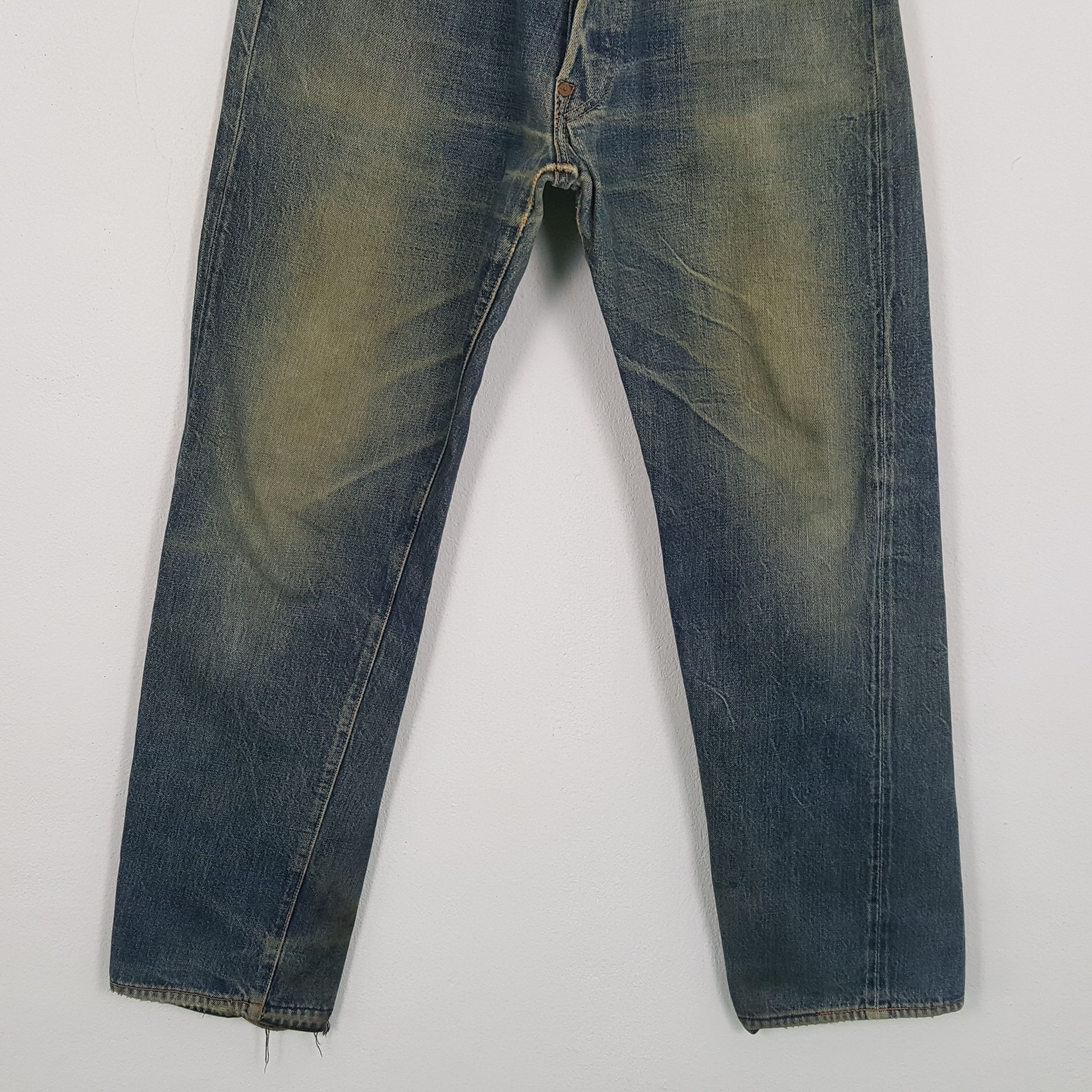 Evisu × Japanese Brand × Vintage Vintage EVISU Japanese Brand Daicock Custom Distressed Jeans Size US 31 - 6 Thumbnail
