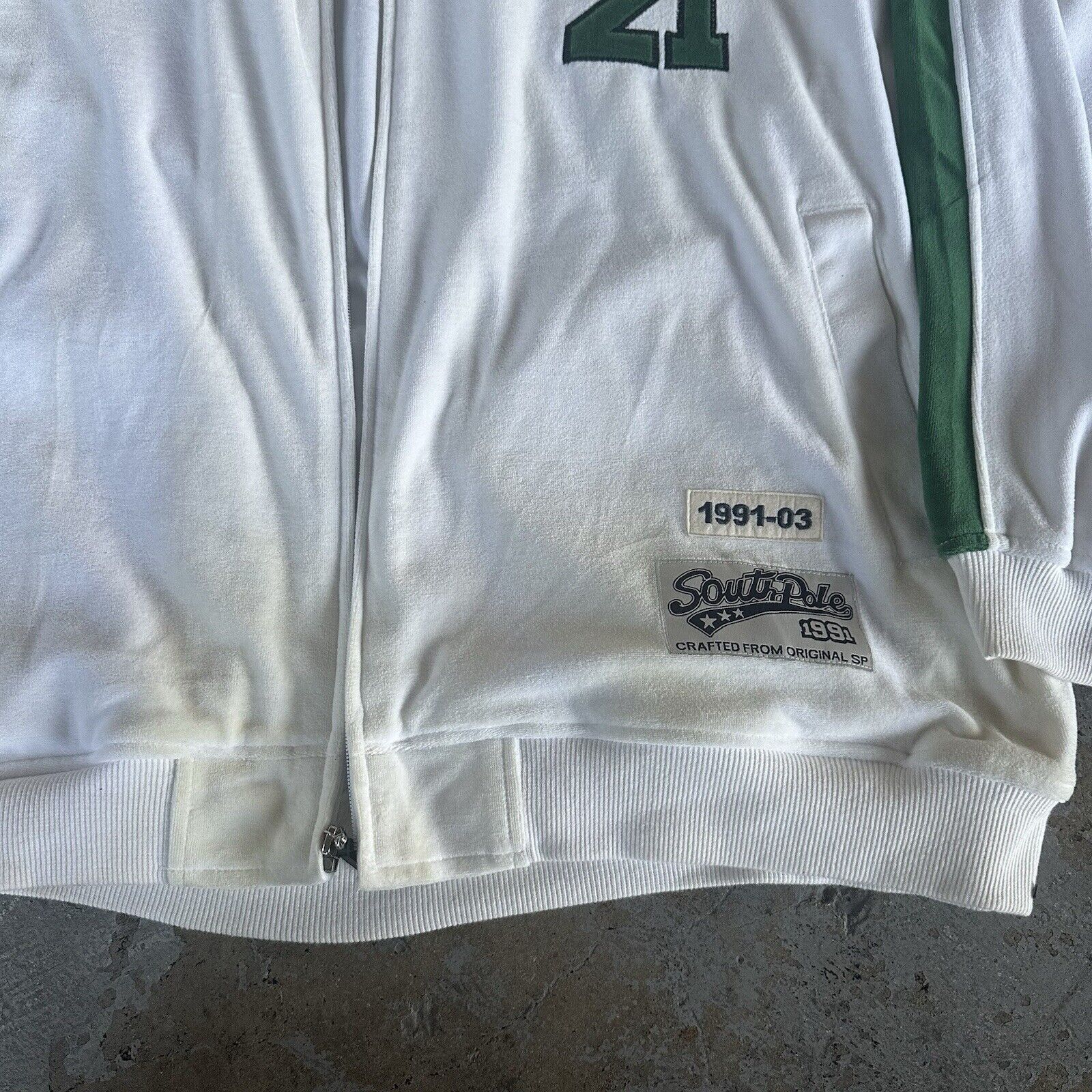 Ed Hardy NWT Vintage Y2K Southpole White New York Velour Track Suit Size US XXL / EU 58 / 5 - 4 Thumbnail