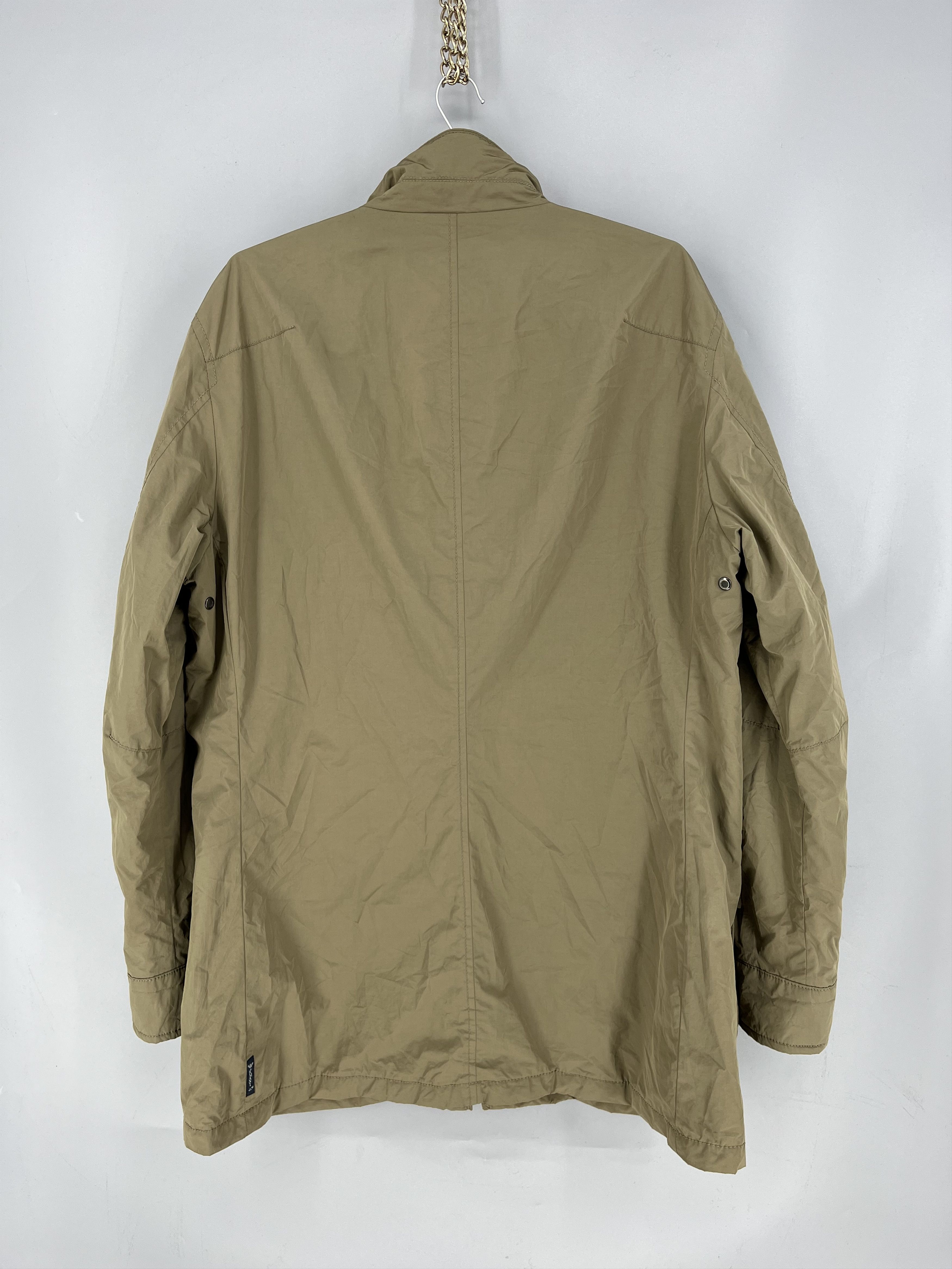 Armani Vintage Armani Jeans Khaki Nylon Parka Jacket Coat EU56 Size US XXL / EU 58 / 5 - 10 Thumbnail