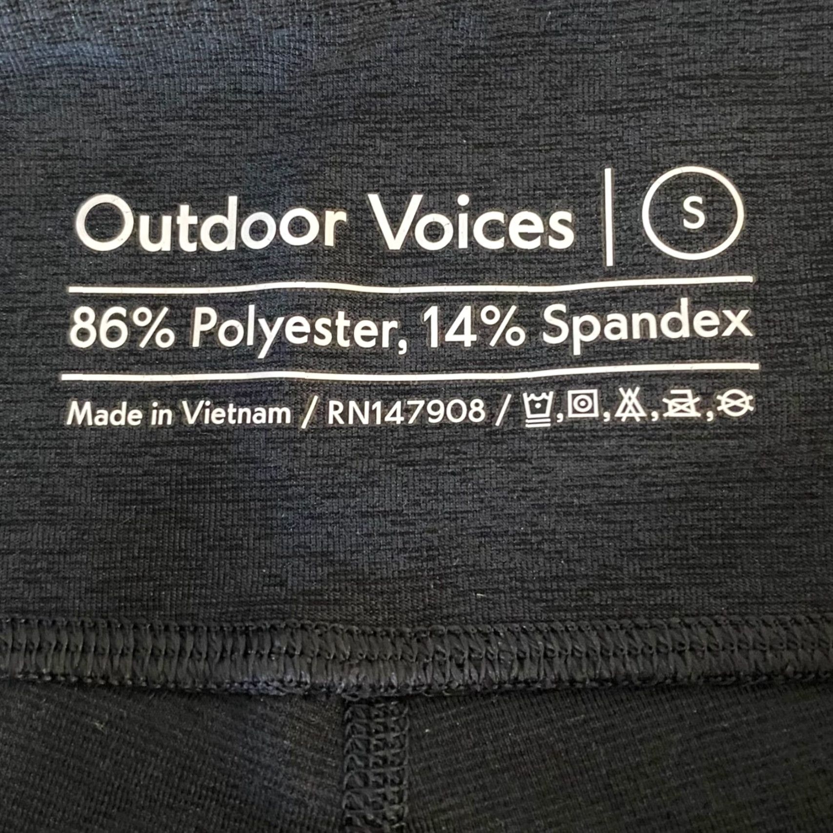 Outdoor Voices Outdoor Voices Biker Shorts Black Women S 10" Compression Activewear Everyday Stretch Size 28" / US 6 / IT 42 - 7 Thumbnail