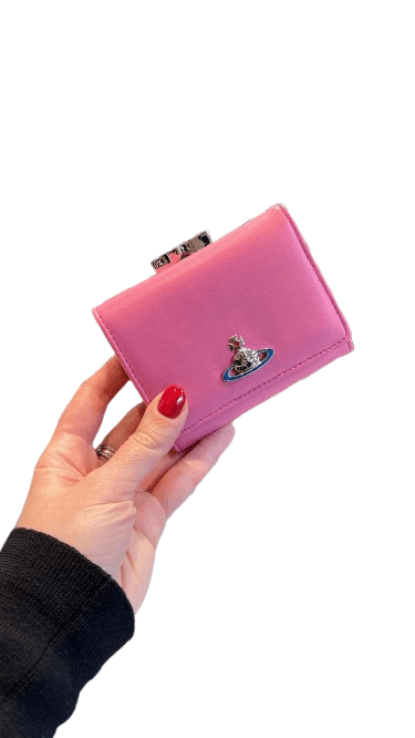 Vivienne Westwood o1f1d3z0426 Size: OS / Nappa Small Frame Wallet in Pink Size ONE SIZE - 1 Preview