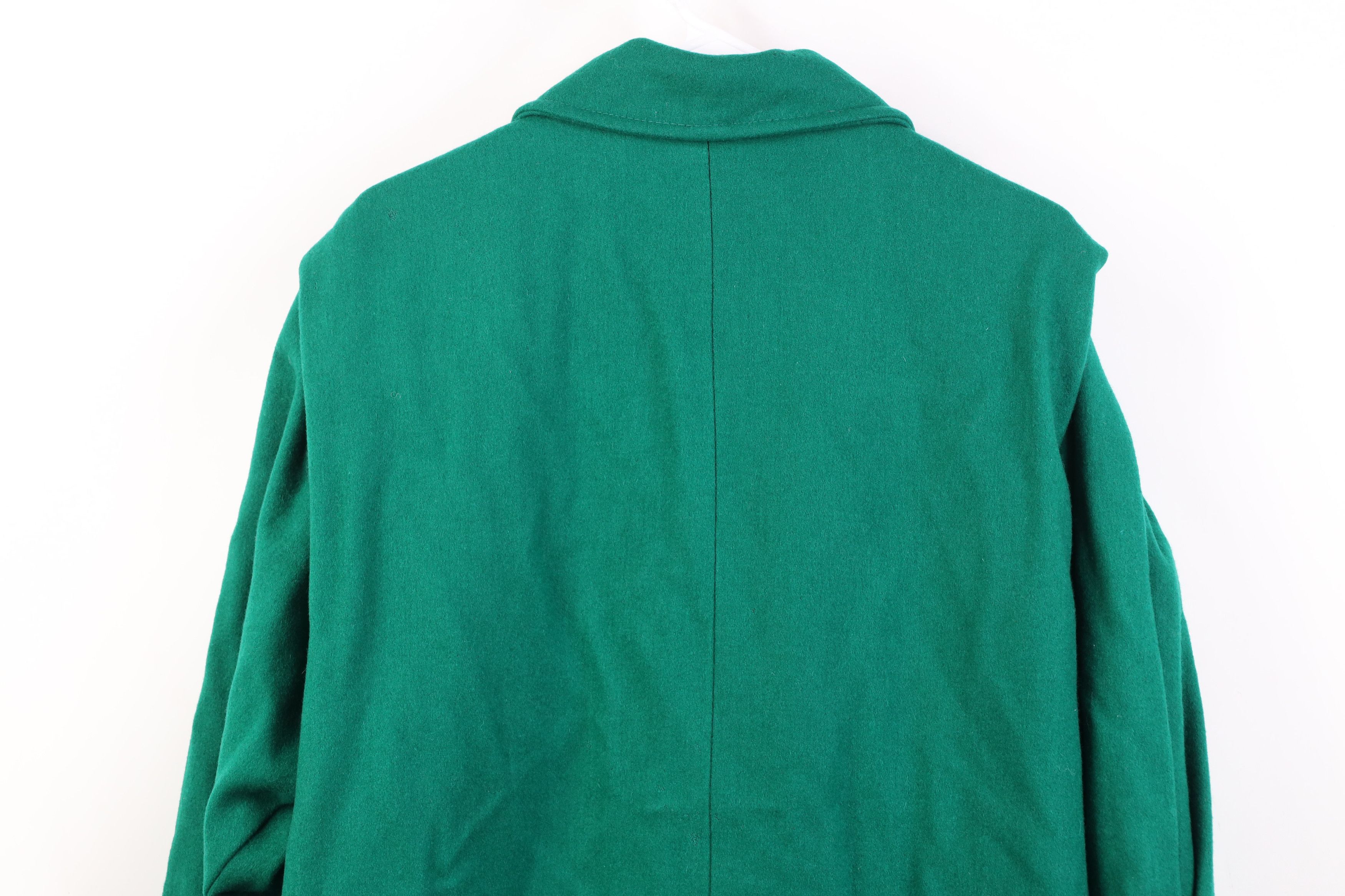 Vintage Vintage 90s Streetwear Overcoat Trench Coat Jacket Green Size M / US 6-8 / IT 42-44 - 12 Thumbnail