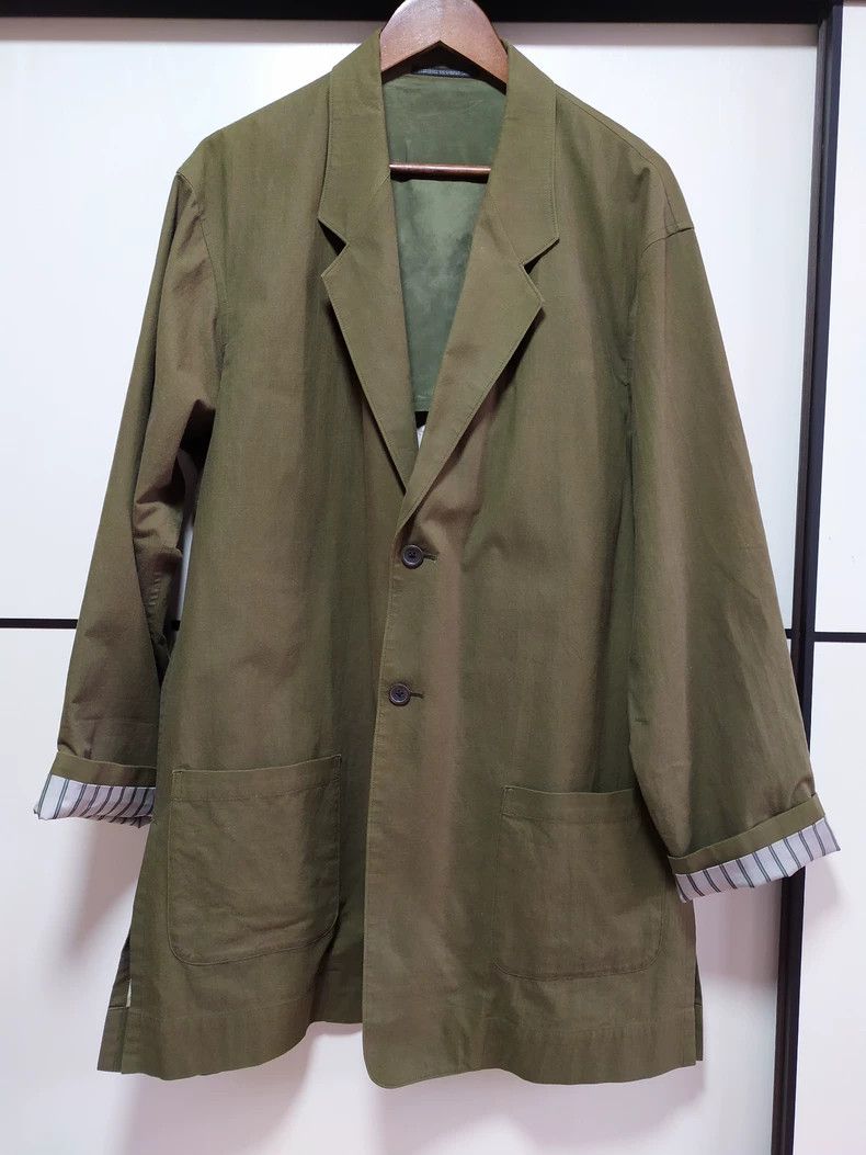 Yohji Yamamoto Yohji Yamamoto size 3 17 SS portrait hand painted suit 250 Size 36S - 2 Thumbnail