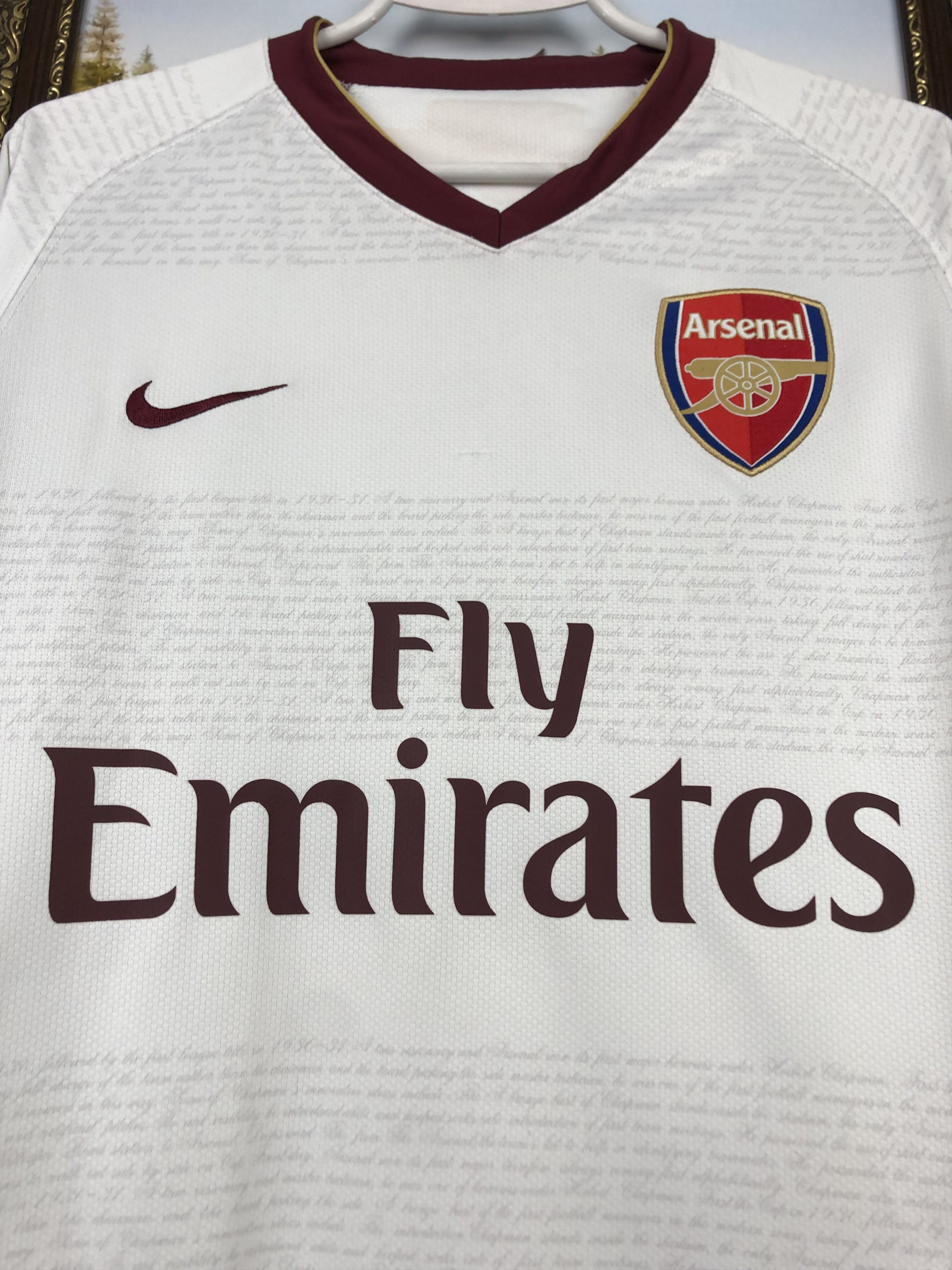 Nike Arsenal football shirt 2007 Soccer Jersey Nike Long Sleeve Size US M / EU 48-50 / 2 - 3 Thumbnail