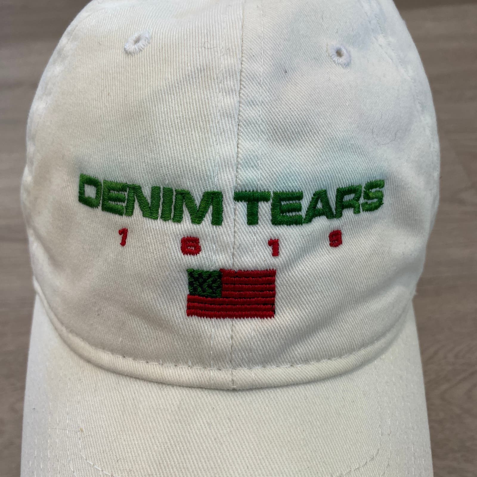 Denim Tears 1619 Logo Baseball Cap Adjustable
