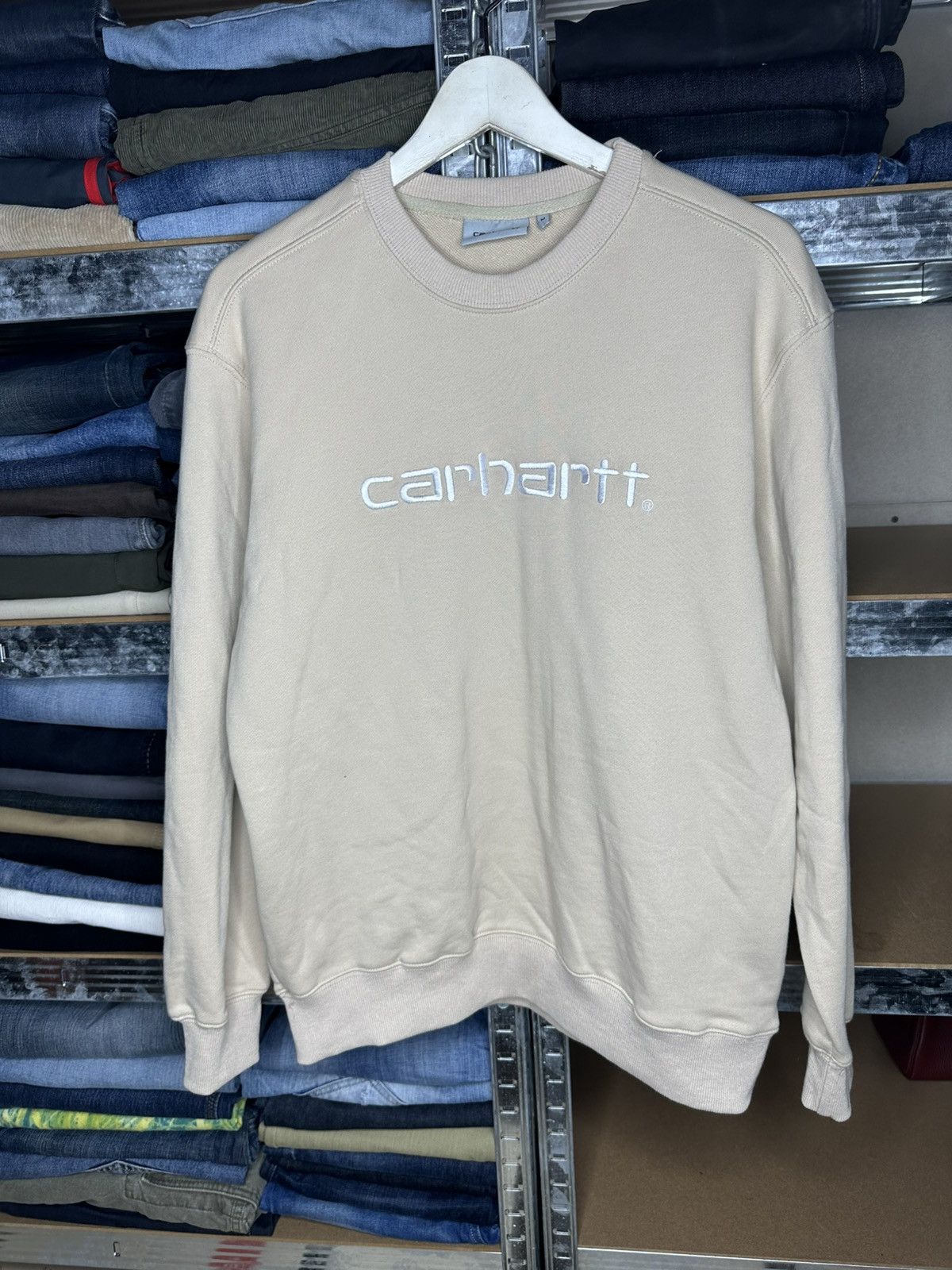 Carhartt Carhartt Embroidered Big Logo Sweatshirt Size US M / EU 48-50 / 2 - 1 Thumbnail