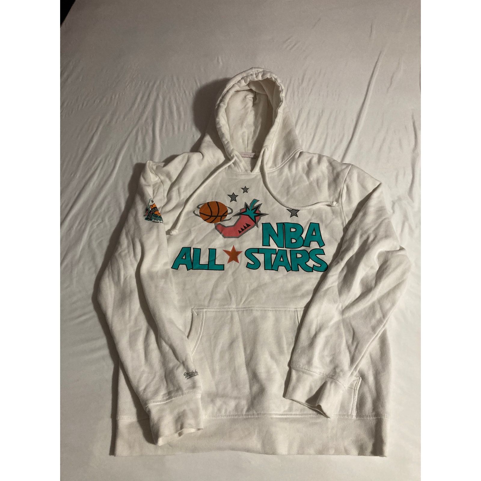 Mitchell & Ness Mitchell & Ness NBA All-Star 1996 White Hoodie Mens Sz M Size US M / EU 48-50 / 2 - 1 Thumbnail