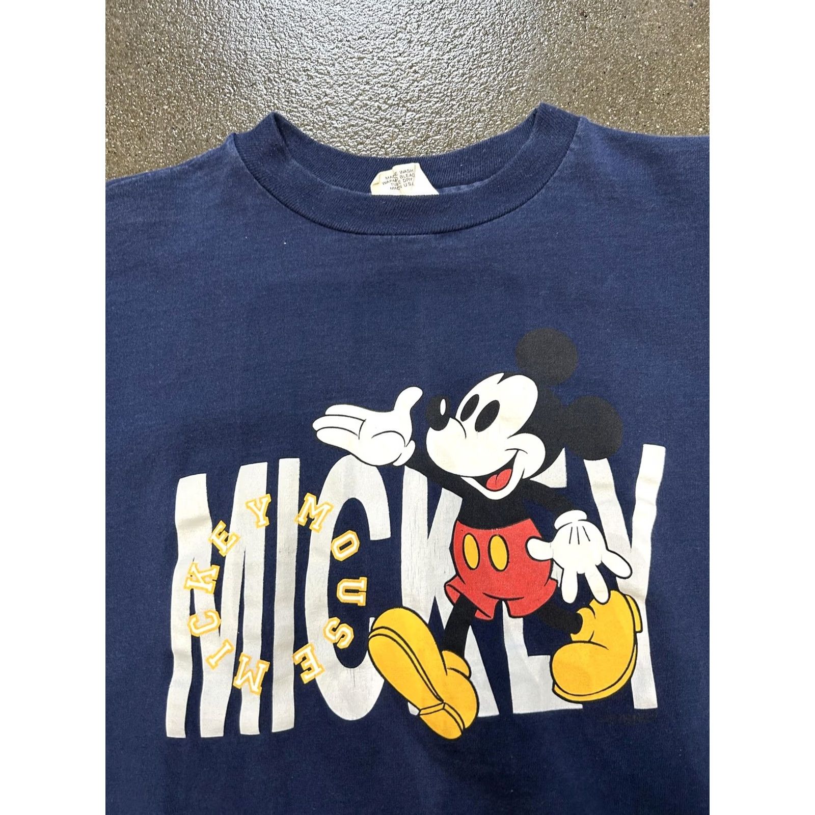 Vintage Mickey Mouse Shirt Mens Medium Blue Carolina Connection Graphic Tee T-Shirt Size US M / EU 48-50 / 2 - 2 Thumbnail