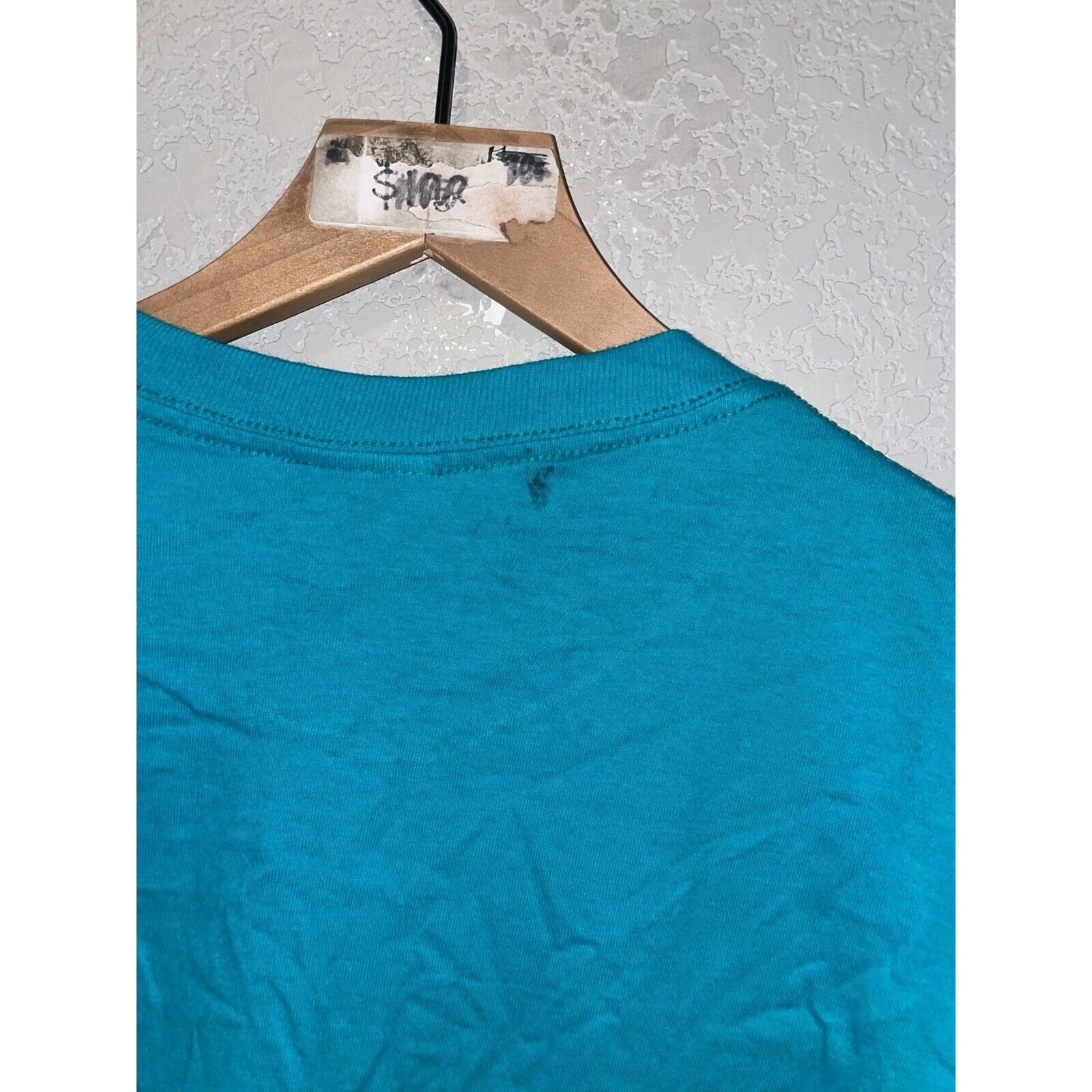 Jerzees Vintage Wisconsin Flower Shirt Teal Tee VTG 90s 1998 Large Size US XL / EU 56 / 4 - 9 Thumbnail