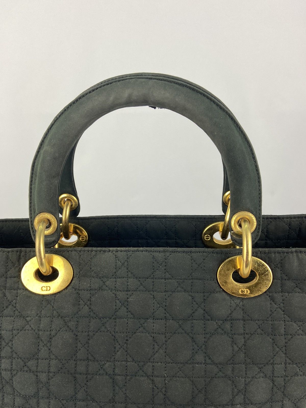 Dior Authentic Vintage Chrostian Lady Dior cannage Nylon Size ONE SIZE - 7 Thumbnail