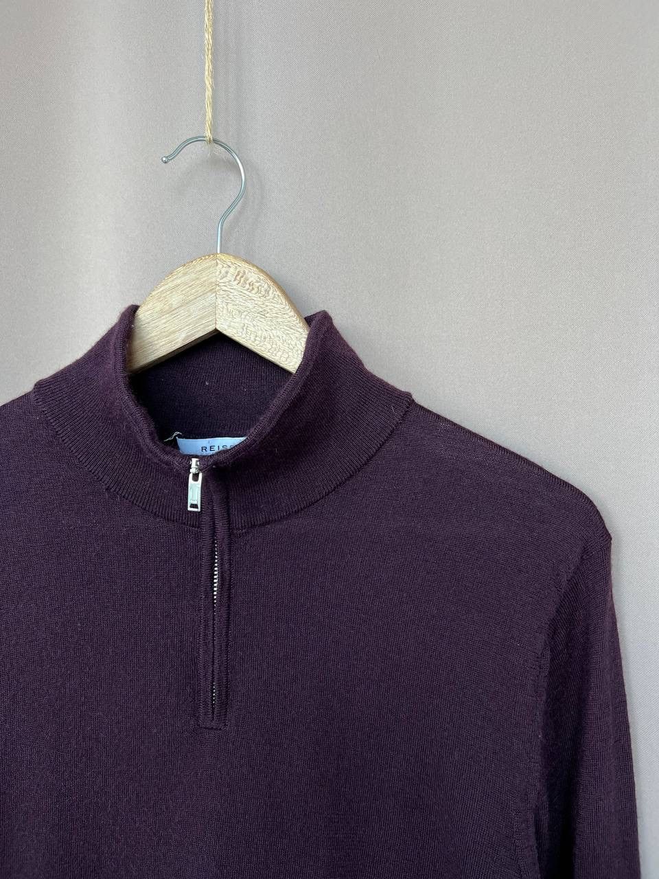 Reiss Reiss Blackhall Wool Half Zip Sweater Mock Mens Size M/L Size US L / EU 52-54 / 3 - 6 Thumbnail