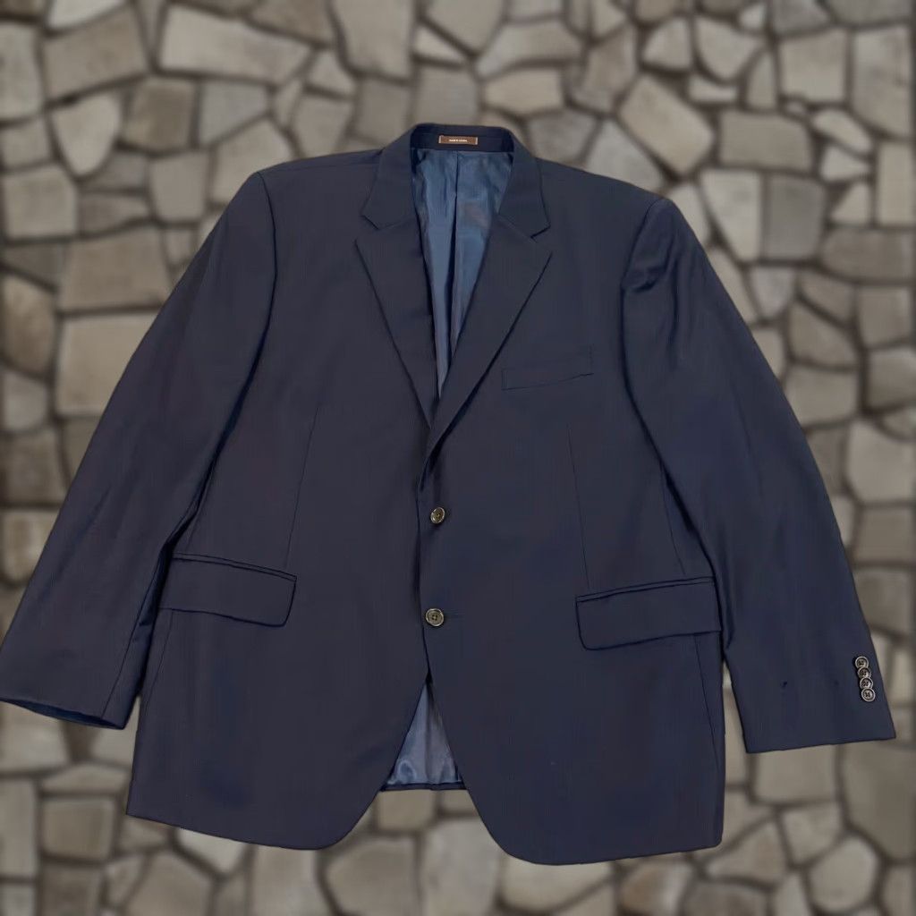 Peter Millar PETER MILLAR Blazer Jacket Men 48R Blue 100% Wool Two-Button Regular Fit Classic Sports Size 48R - 1 Thumbnail