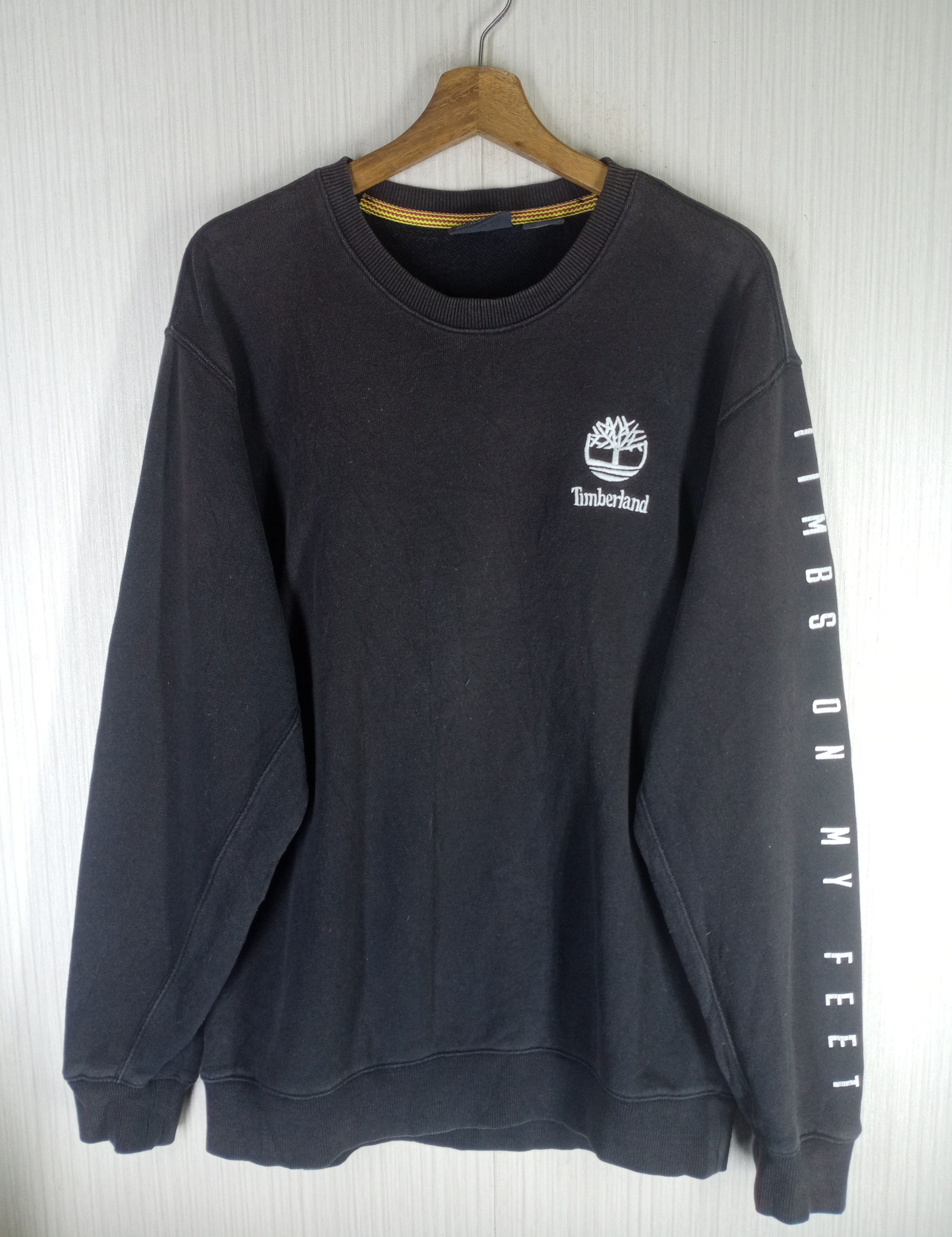Timberland Rare Vintage Timberland Big Logo Sweatshirt Size US L / EU 52-54 / 3 - 3 Thumbnail