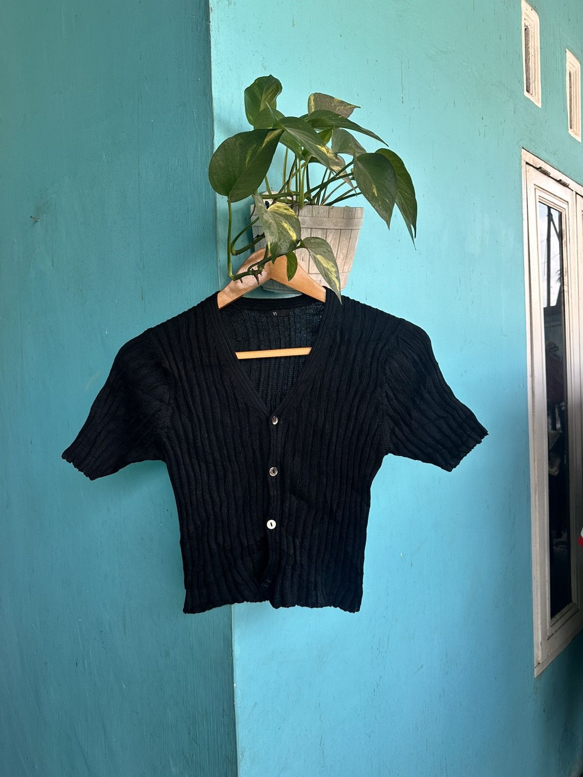 Japanese Brand × Y's × Yohji Yamamoto Y's Yohji Yamamoto Knit Blouses Size XS / US 0-2 / IT 36-38 - 1 Thumbnail