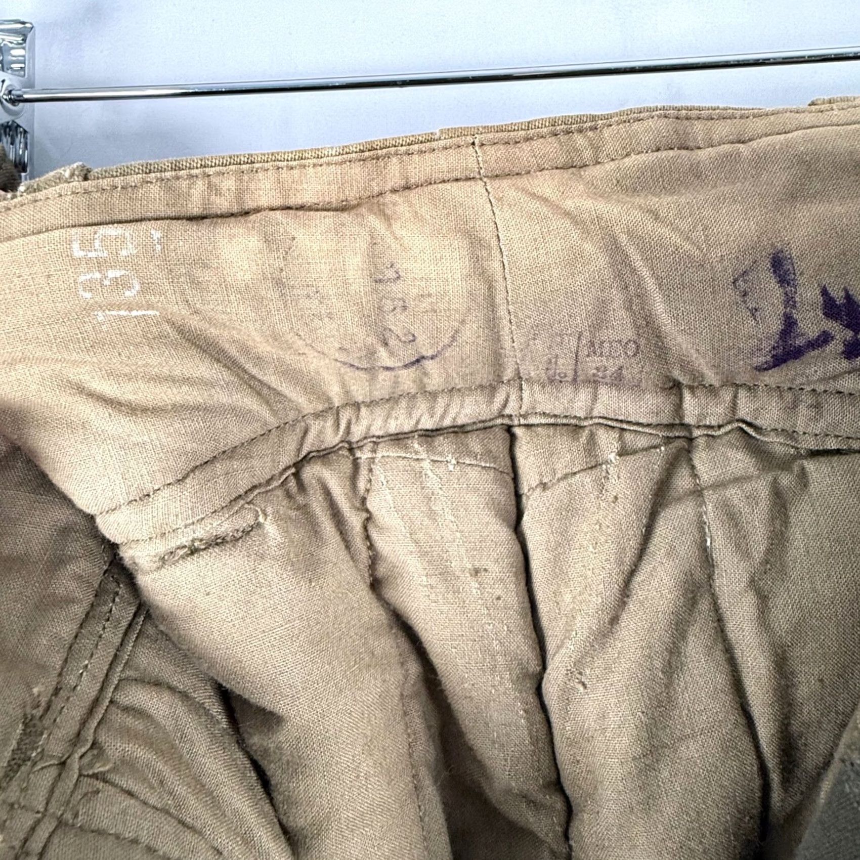 Vintage Vintage Military 36x30 Field Trousers Button Fly Army Pants Gorpcore 40s 50s Size US 36 / EU 52 - 5 Thumbnail
