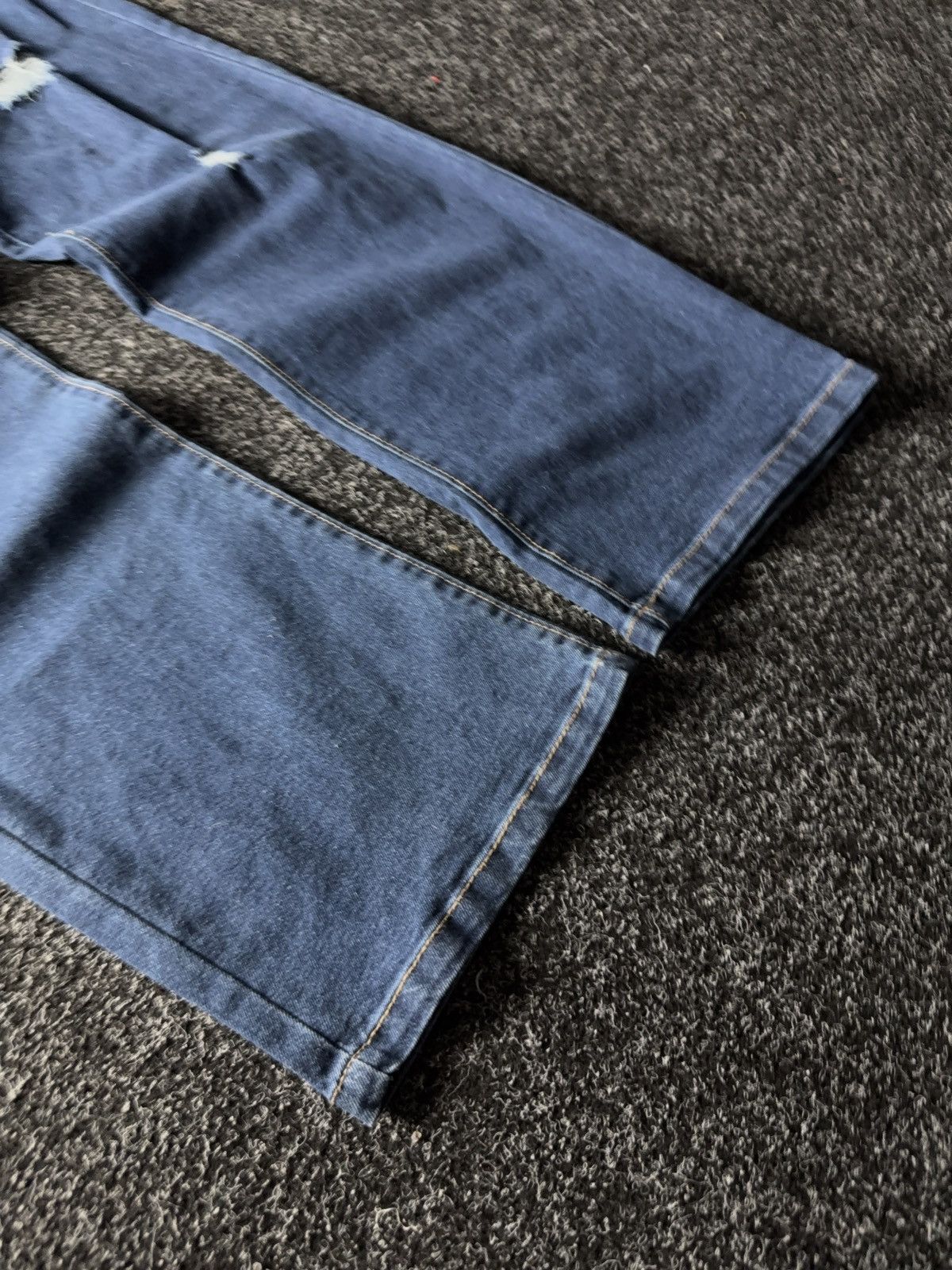 Dolce & Gabbana Designer Dolce & Gabbana Italy Distressed Straight Jeans Size 32" / US 10 / IT 46 - 4 Thumbnail