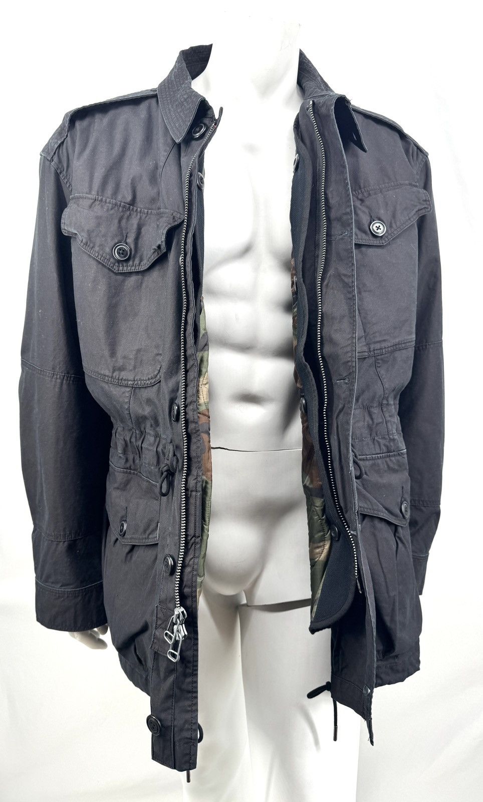 Polo Ralph Lauren 3in1 Military Field Jacket withCamo Liner