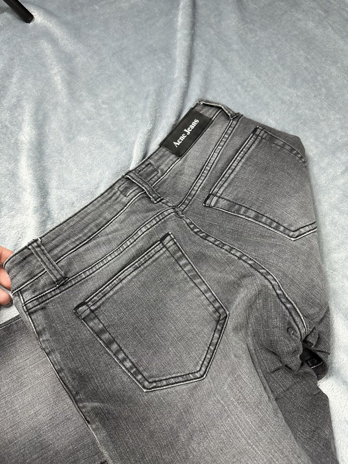 Acne Studios × Vintage Acne black jeans Size US 32 / EU 48 - 2 Thumbnail