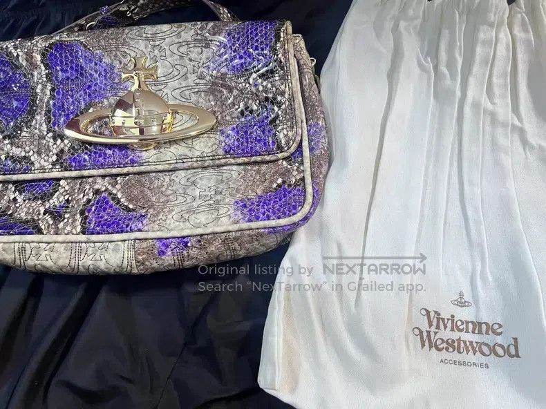 Vivienne Westwood Vivienne Westwood size OS Snake纹 logo chain bag, large size Size ONE SIZE - 1 Thumbnail