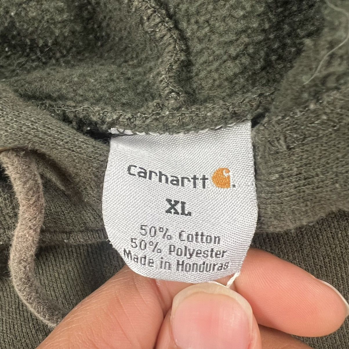 Carhartt × Vintage Faded Green Carhartt Hoodie Size US XL / EU 56 / 4 - 6 Thumbnail