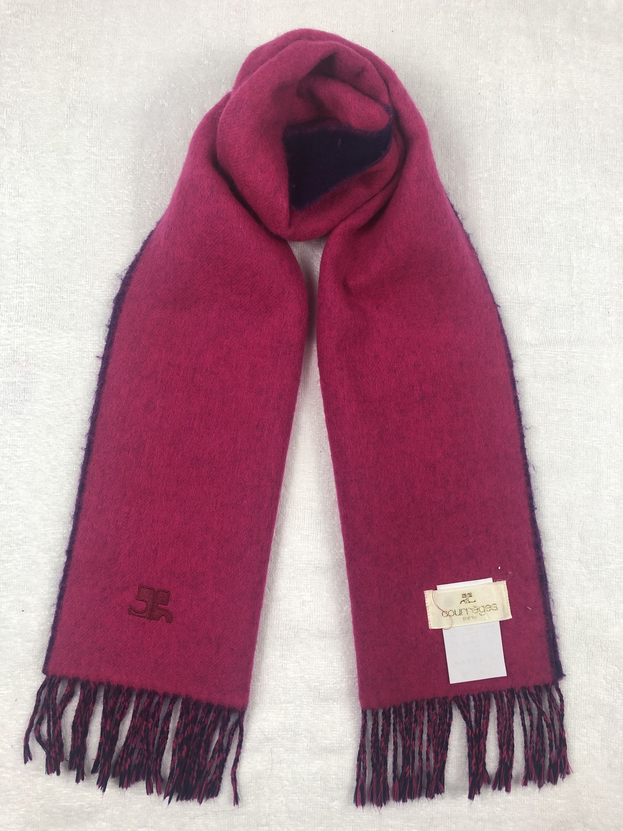 Courreges Courreges Wool Scarf / Muffler / Neckwear Size ONE SIZE - 1 Thumbnail