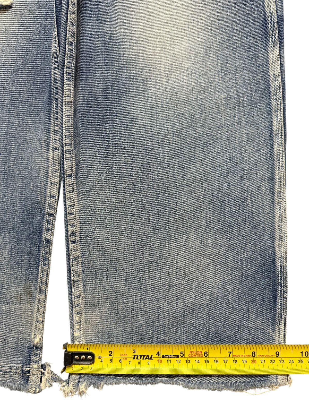 Fubu Vintage Japan Carpenter Faded Wash Distressed Wide Leg Baggy Size US 33 - 17 Thumbnail