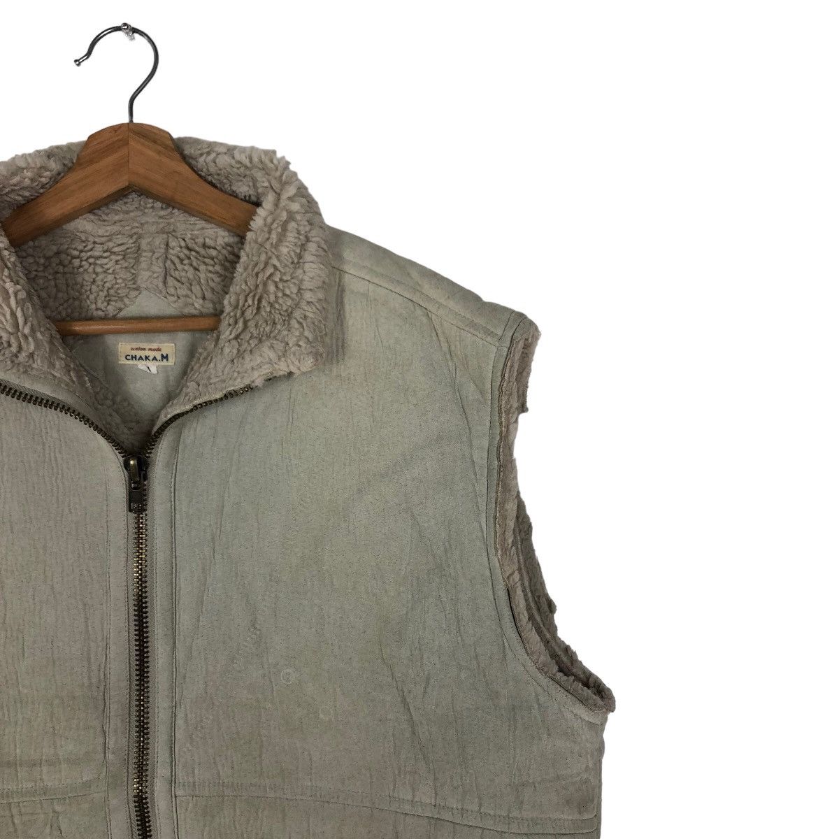 Japanese Brand 🔥VINTAGE TANK TOP MINK FUR LINING CHAKAM JAPAN ISSEY MIYAKE Size US M / EU 48-50 / 2 - 6 Thumbnail
