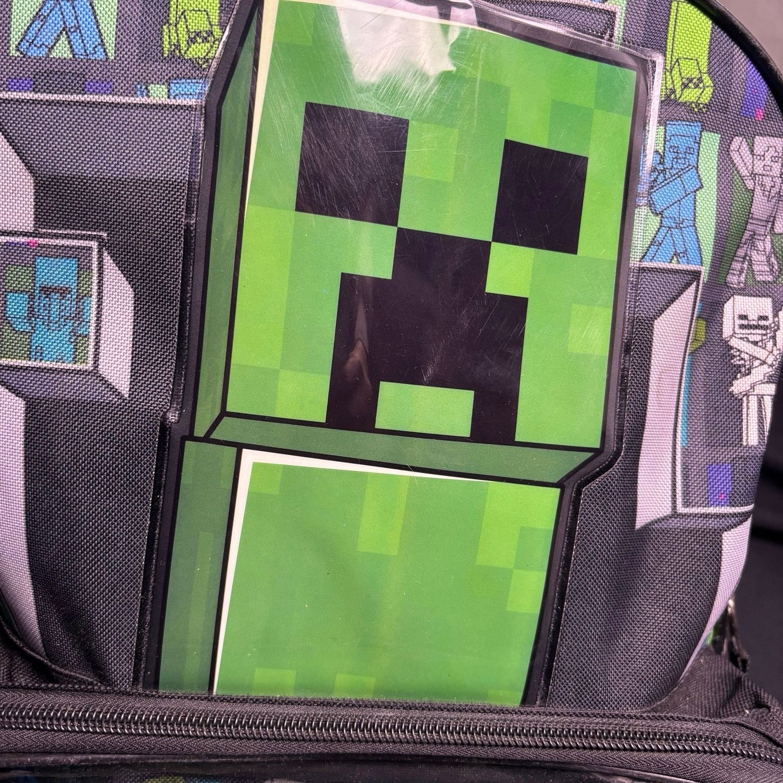 Other Green Bioworld Minecraft Creeper Backpack Size ONE SIZE - 2 Thumbnail