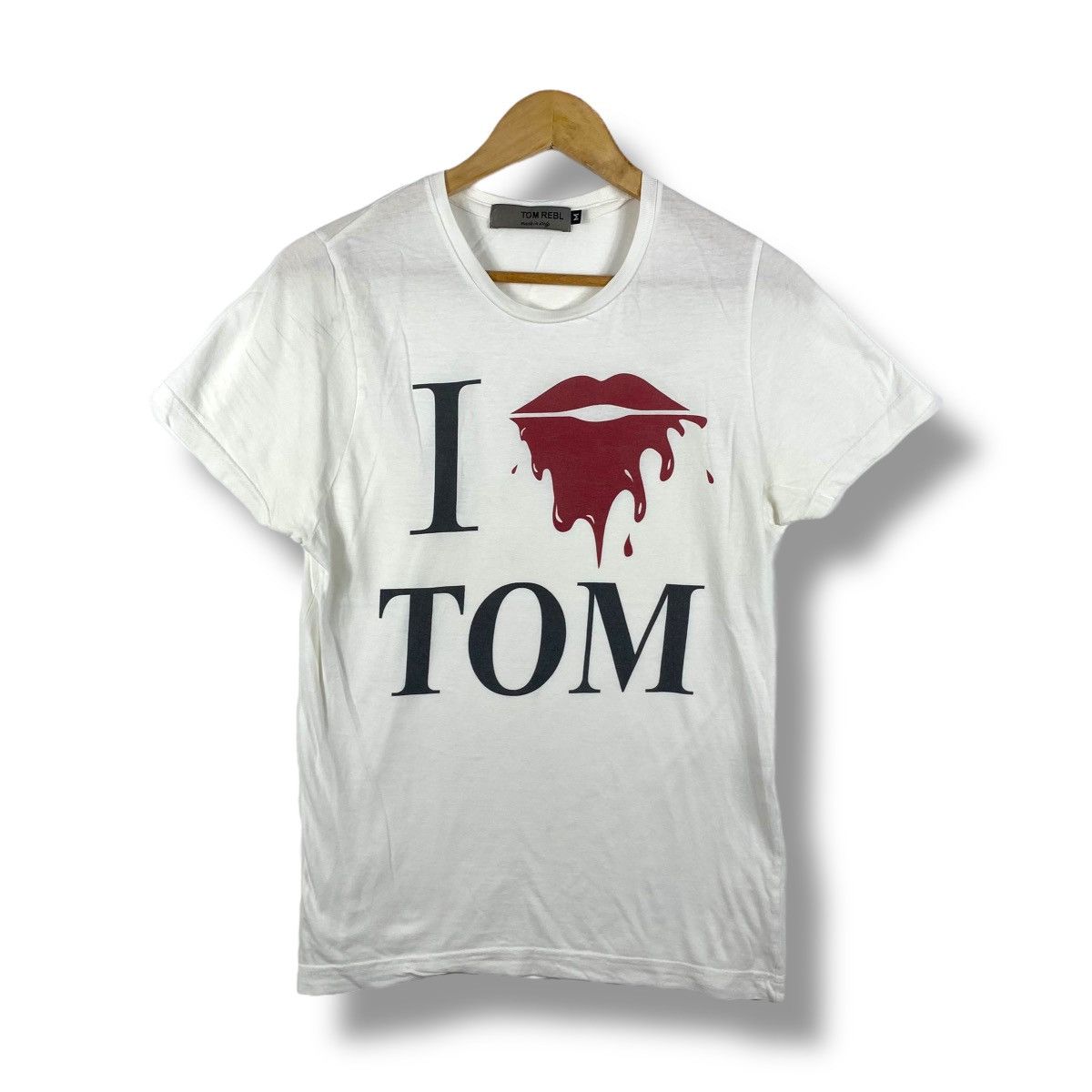 Tom Rebl TOM REBL Graphic Tee Shirt Medium Size Made In Italy Size M / US 6-8 / IT 42-44 - 1 Thumbnail