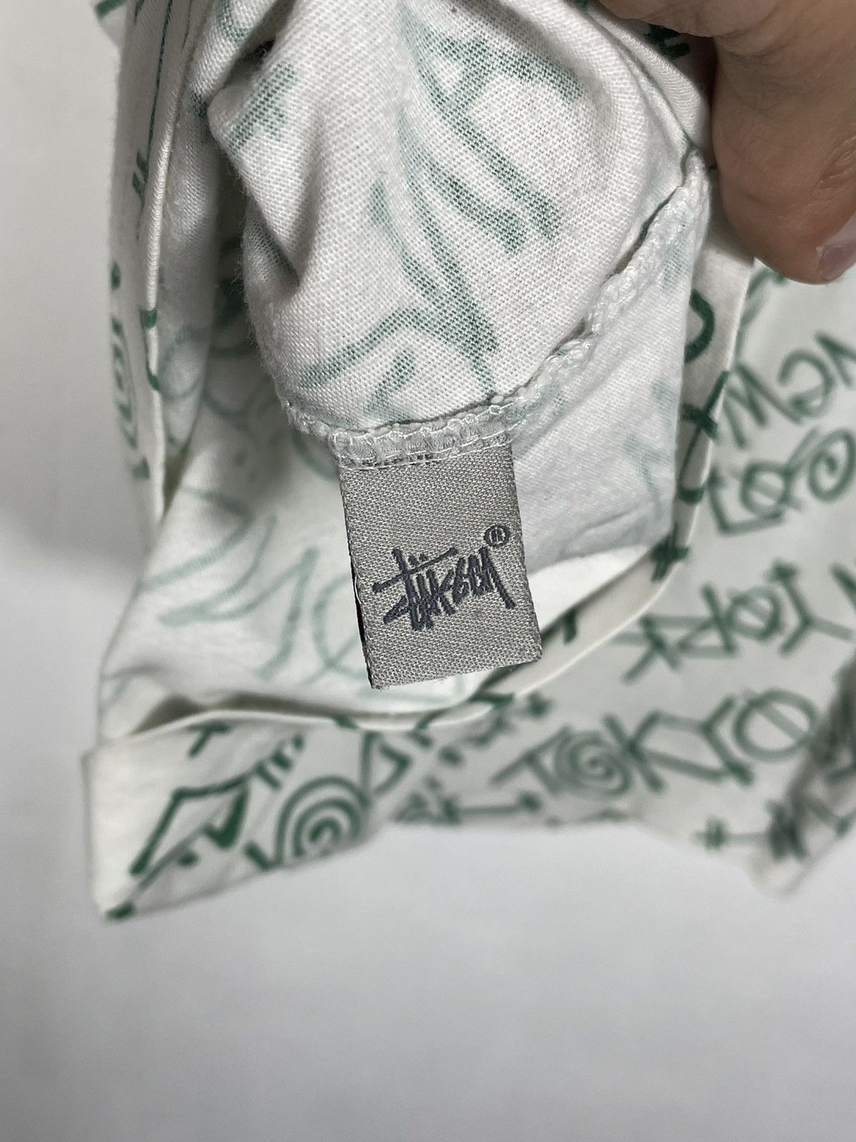 Stussy × Vintage Stussy Vintage Y2k T-shirt Tee Monogram Skate Avant Garde Size US M / EU 48-50 / 2 - 10 Thumbnail