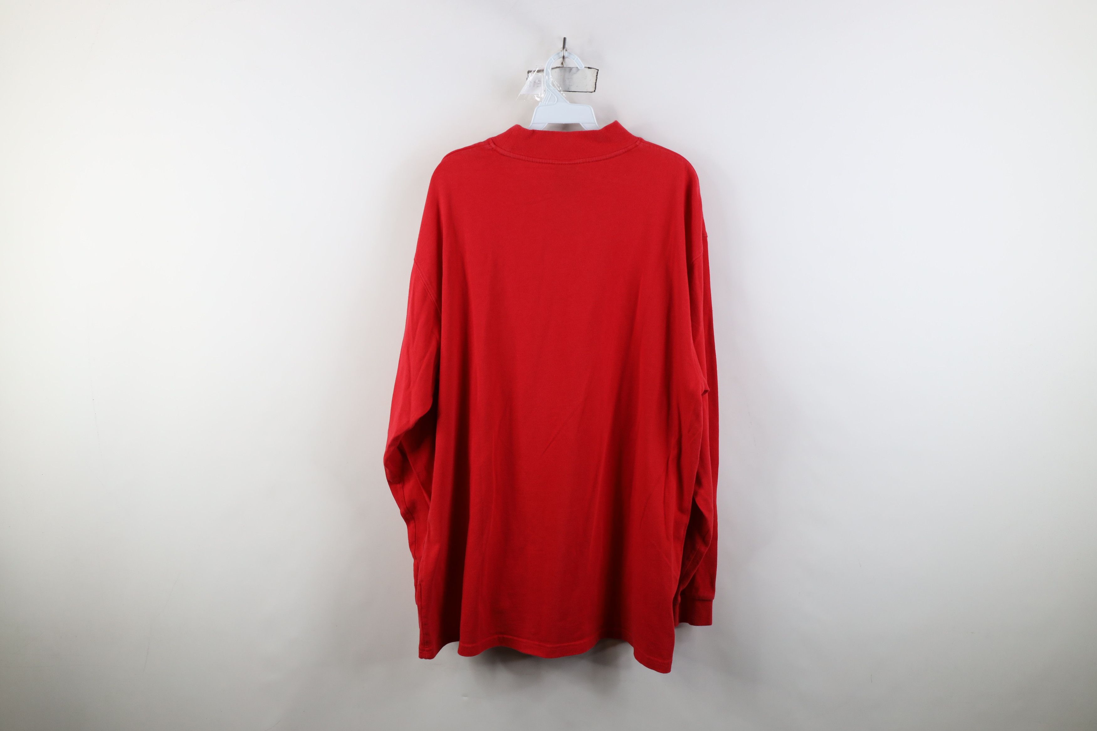 Nike Vintage Nike Swoosh Ohio State University Mock Neck T-Shirt Size US XL / EU 56 / 4 - 11 Thumbnail