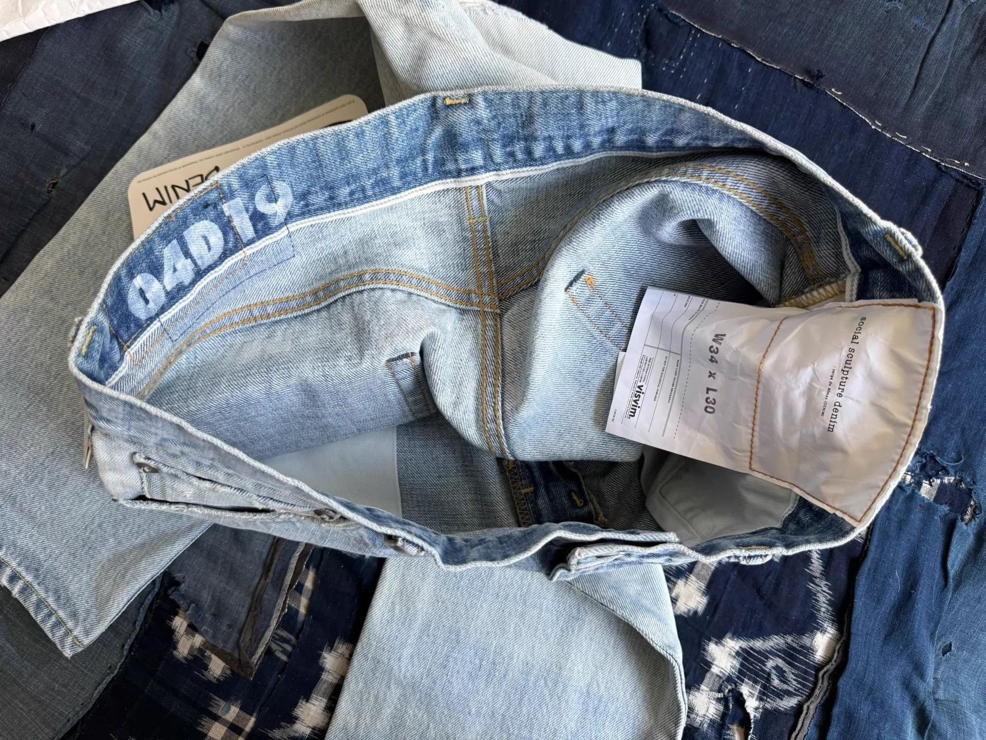 Visvim Distressed Blue Denim Jeans Size 30 Size US 30 / EU 46 - 8 Thumbnail