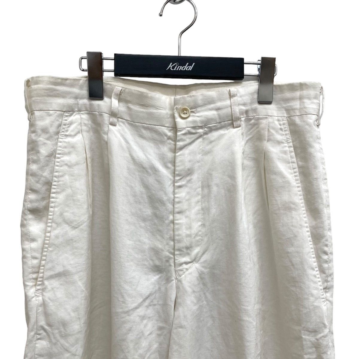 Yohji Yamamoto POUR HOMME white linen archive pants Size US 32 / EU 48 - 3 Thumbnail