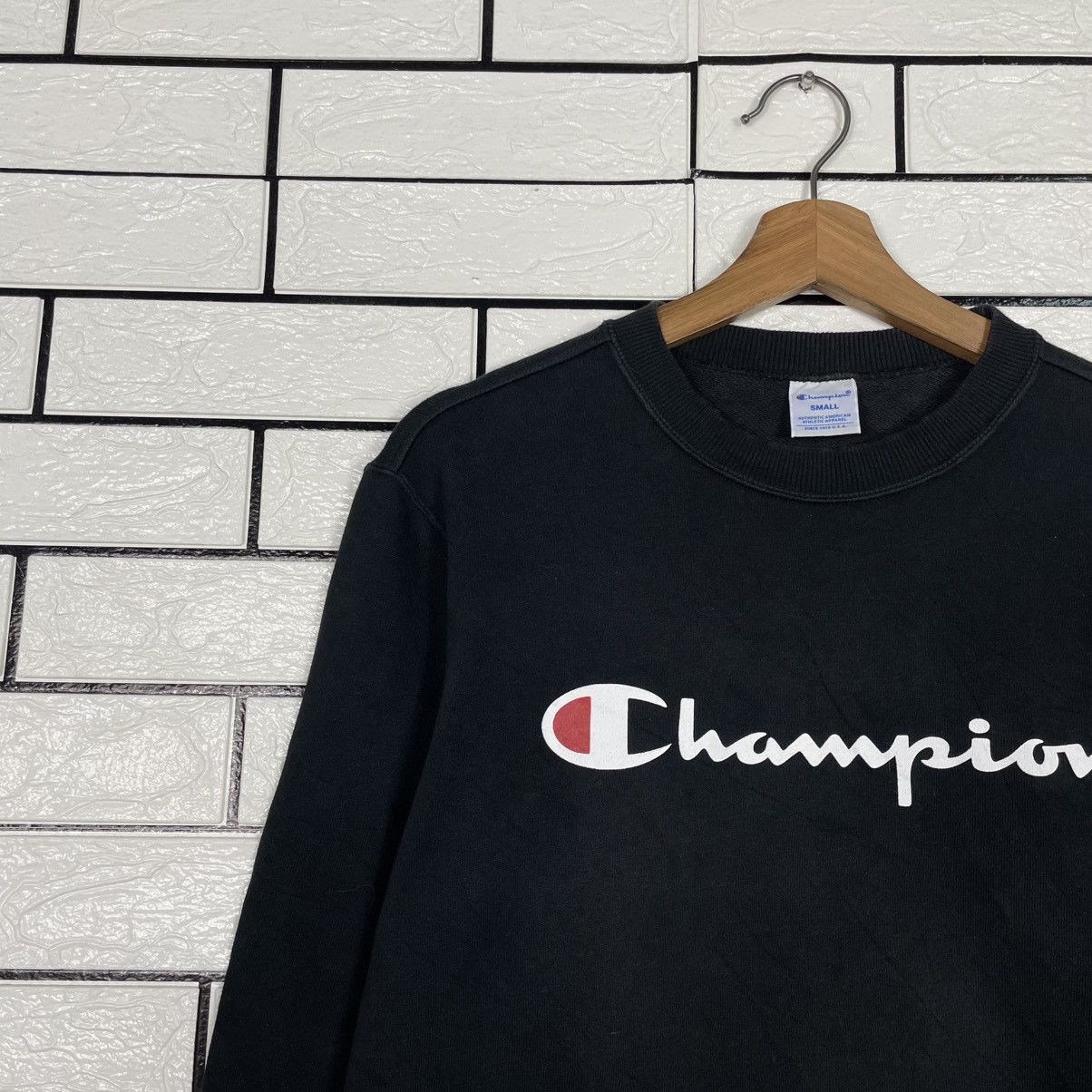 Champion Champion Big Logo Black Sweatshirt Size US S / EU 44-46 / 1 - 6 Thumbnail