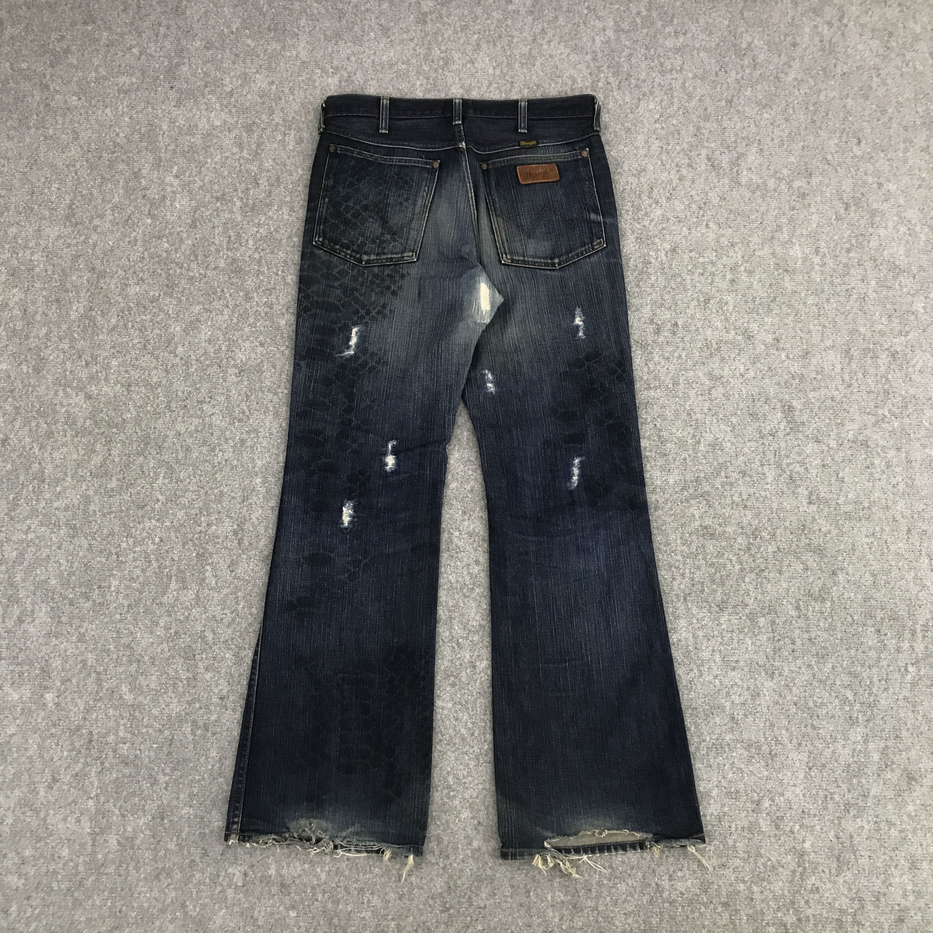 If Six Was Nine × Japanese Brand × Wrangler FLARE WRANGLER JAPAN STYLE VALUE BOOTCUT JEANS Size US 30 / EU 46 - 2 Thumbnail