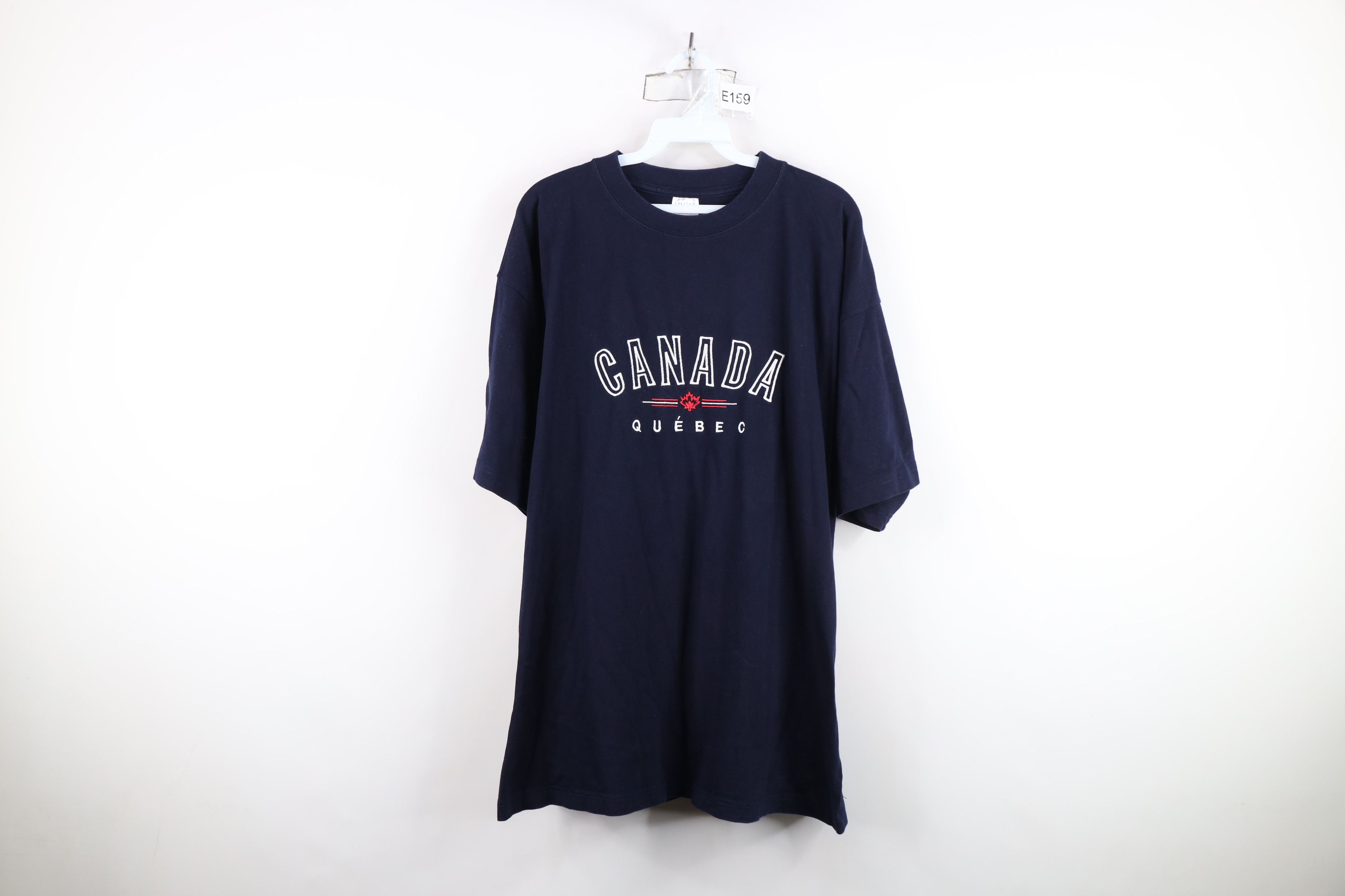 Vintage Vintage 90s Streetwear Heavyweight Canada T-Shirt Blue Size US XL / EU 56 / 4 - 1 Thumbnail