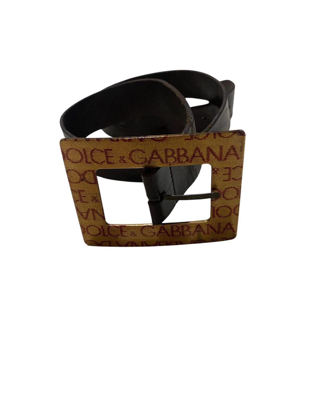 Dolce & Gabbana Dolce & Gabbana Leather Belt Made Italy Size 36 - 2 Thumbnail