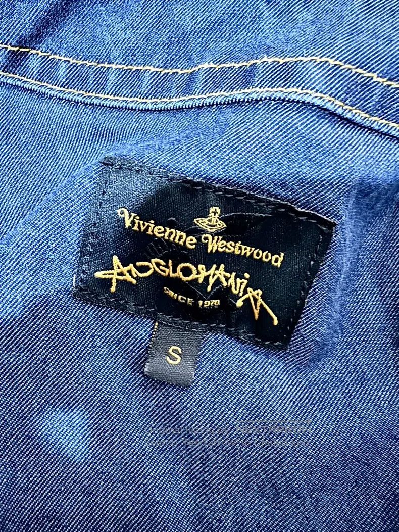 Vivienne Westwood Vivienne Westwood Saturn Patch Denim Jacket Size S / US 4 / IT 40 - 8 Thumbnail