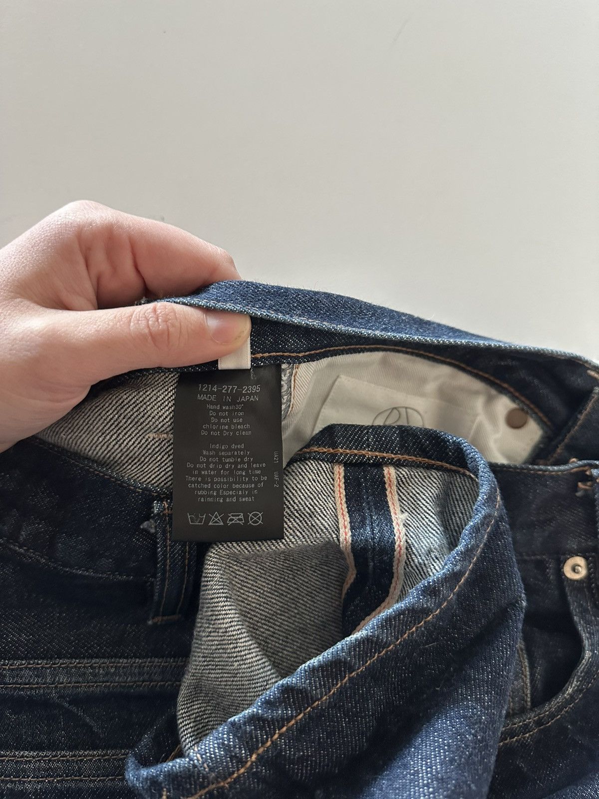 United Arrows Beauty & Youth United Arrows Selvedge Slim Fit Japan Jeans Size US 30 / EU 46 - 8 Thumbnail