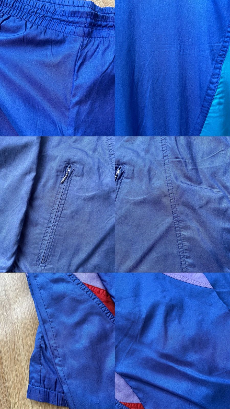 Adidas Vintage 80s Adidas Trefoil Y2K Retro Nylon Track Suit Size US L / EU 52-54 / 3 - 14 Thumbnail