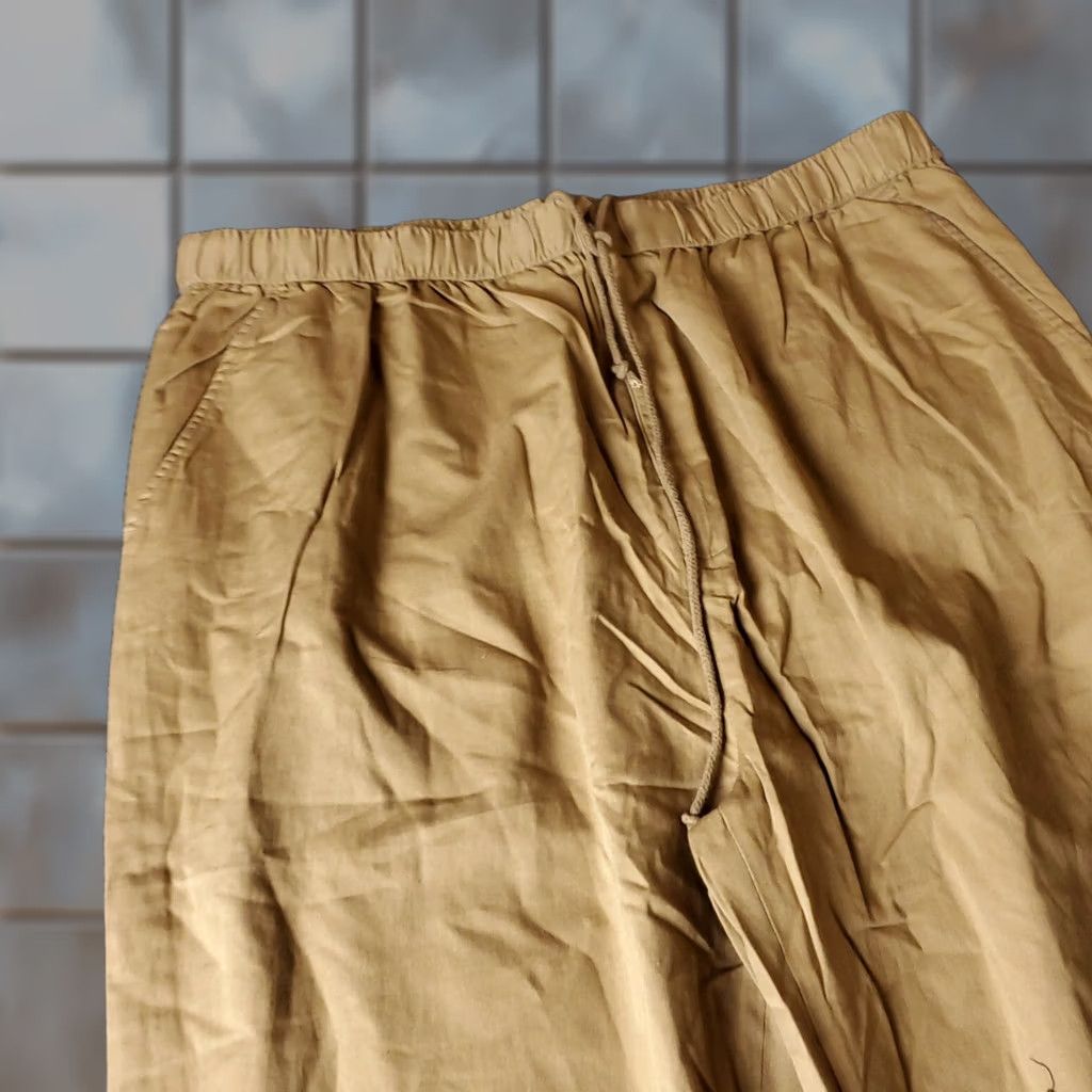 Kingsize Pants Mens 2XL Beige Khaki Pull On Elastic Big Tall 40x40l Chino Y2K, Men's (Size 39)