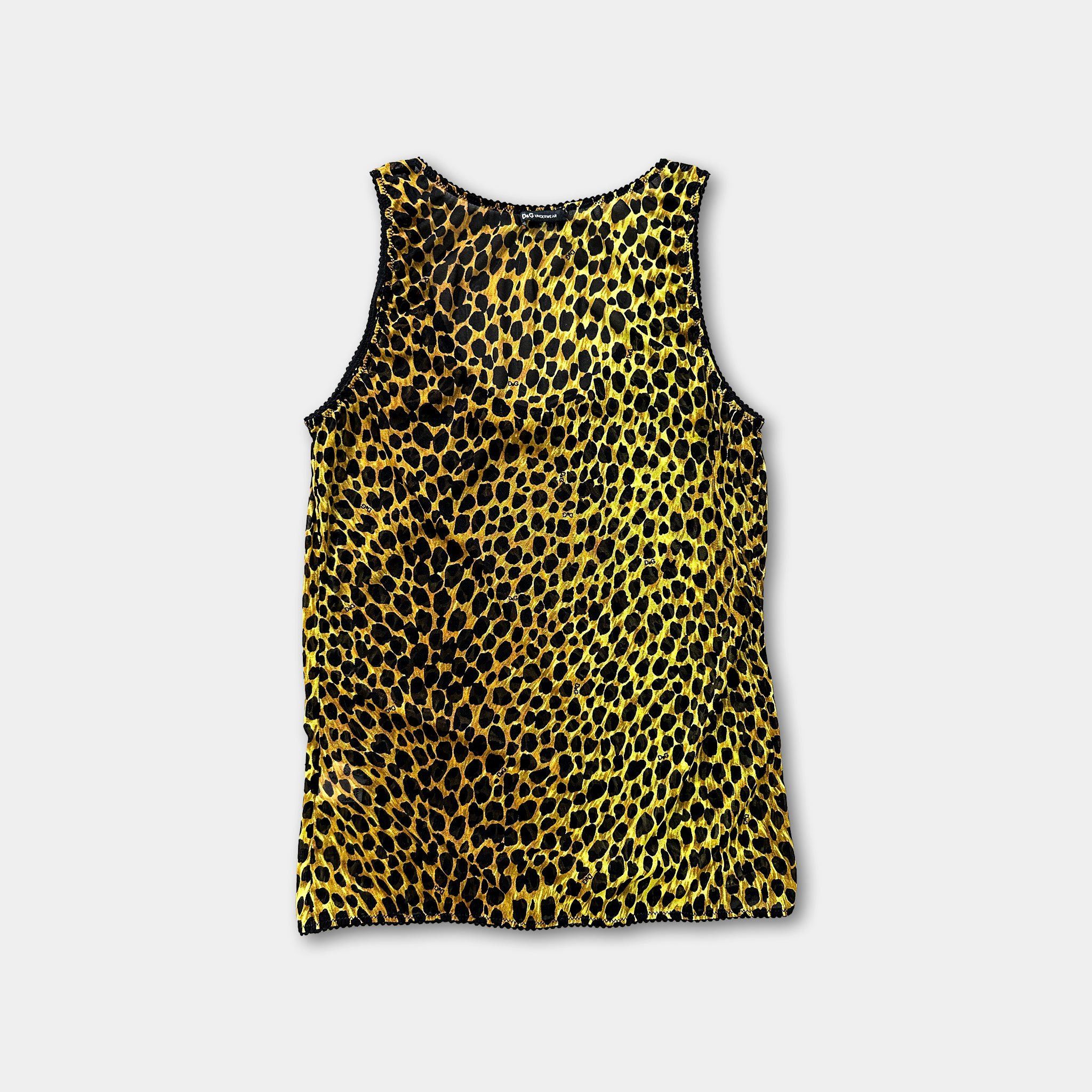 Dolce & Gabbana Dolce & Gabbana Cheetah Print Tank Top Size US S / EU 44-46 / 1 - 3 Thumbnail