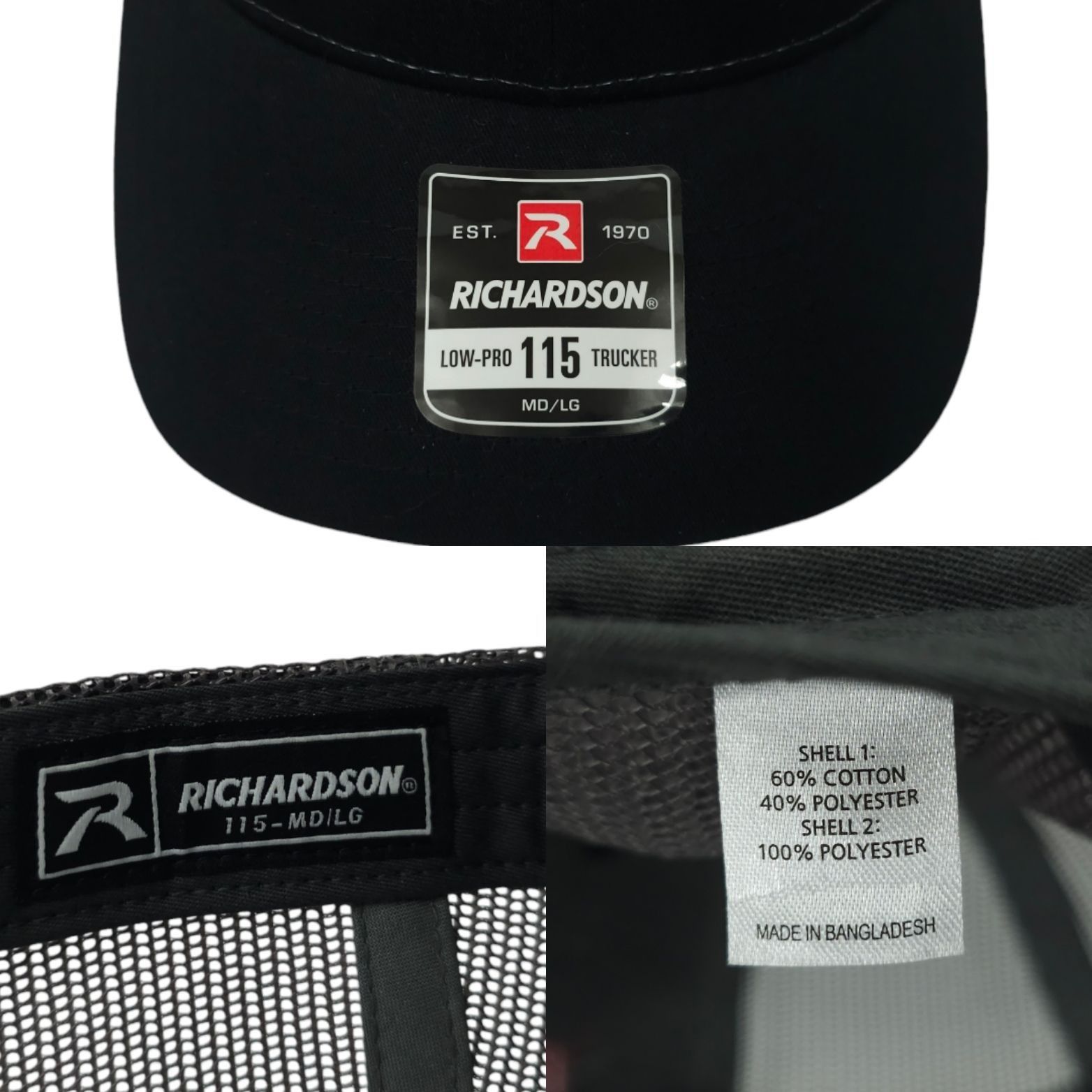 Richardson Barnes Marine Embroidered Logo Mesh Snapback Cap Boating Hat Size ONE SIZE - 8 Thumbnail
