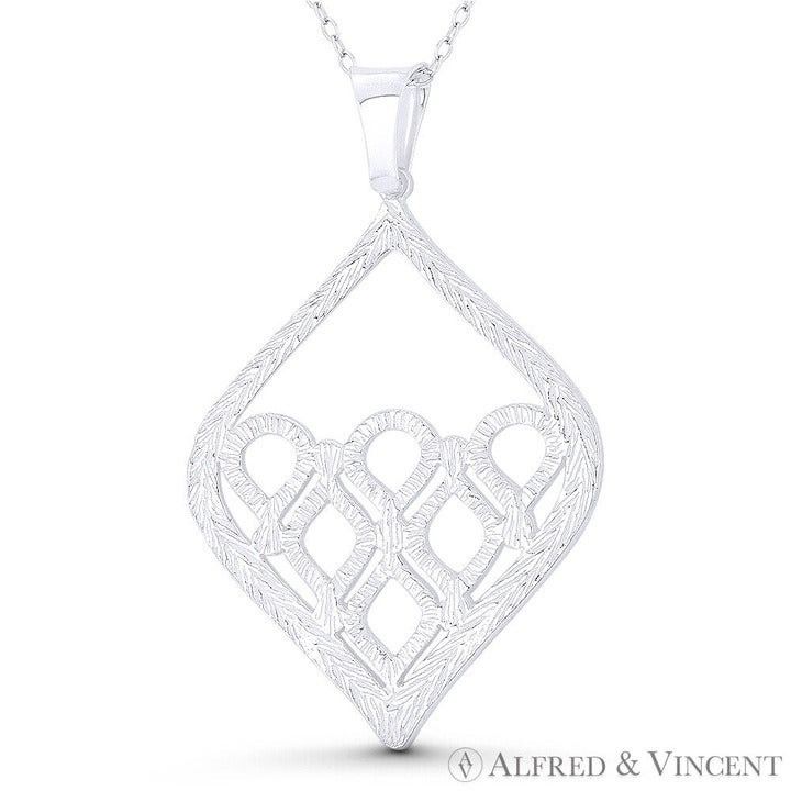 Other Tear-Drop & Freeform Shape Pendant in .925 Sterling Silver Size ONE SIZE - 1 Preview