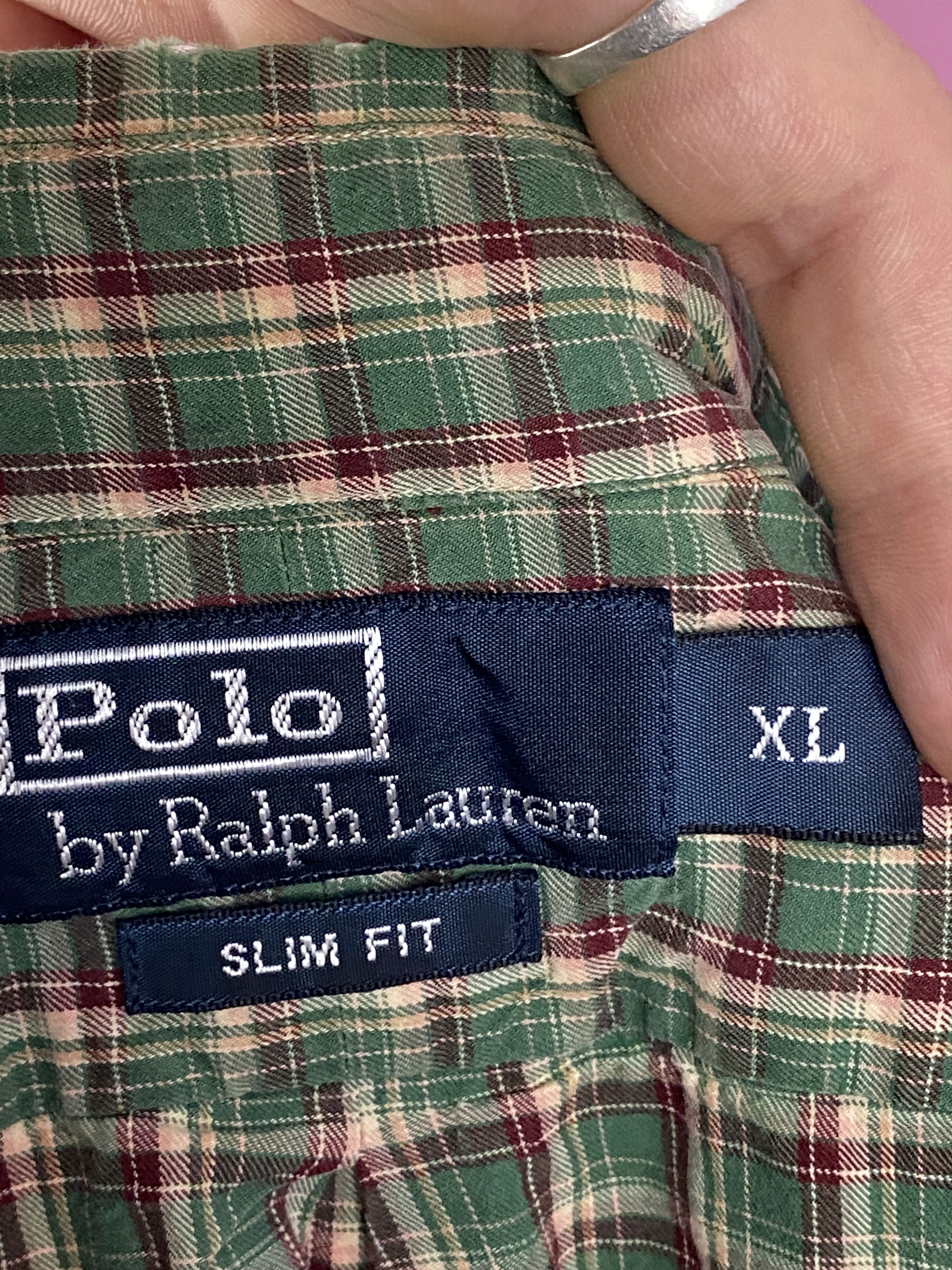 Polo Ralph Lauren × Ralph Lauren × Vintage Polo Ralph Lauren Vintage Men's Plaid Shirt - XL Size US XL / EU 56 / 4 - 6 Thumbnail