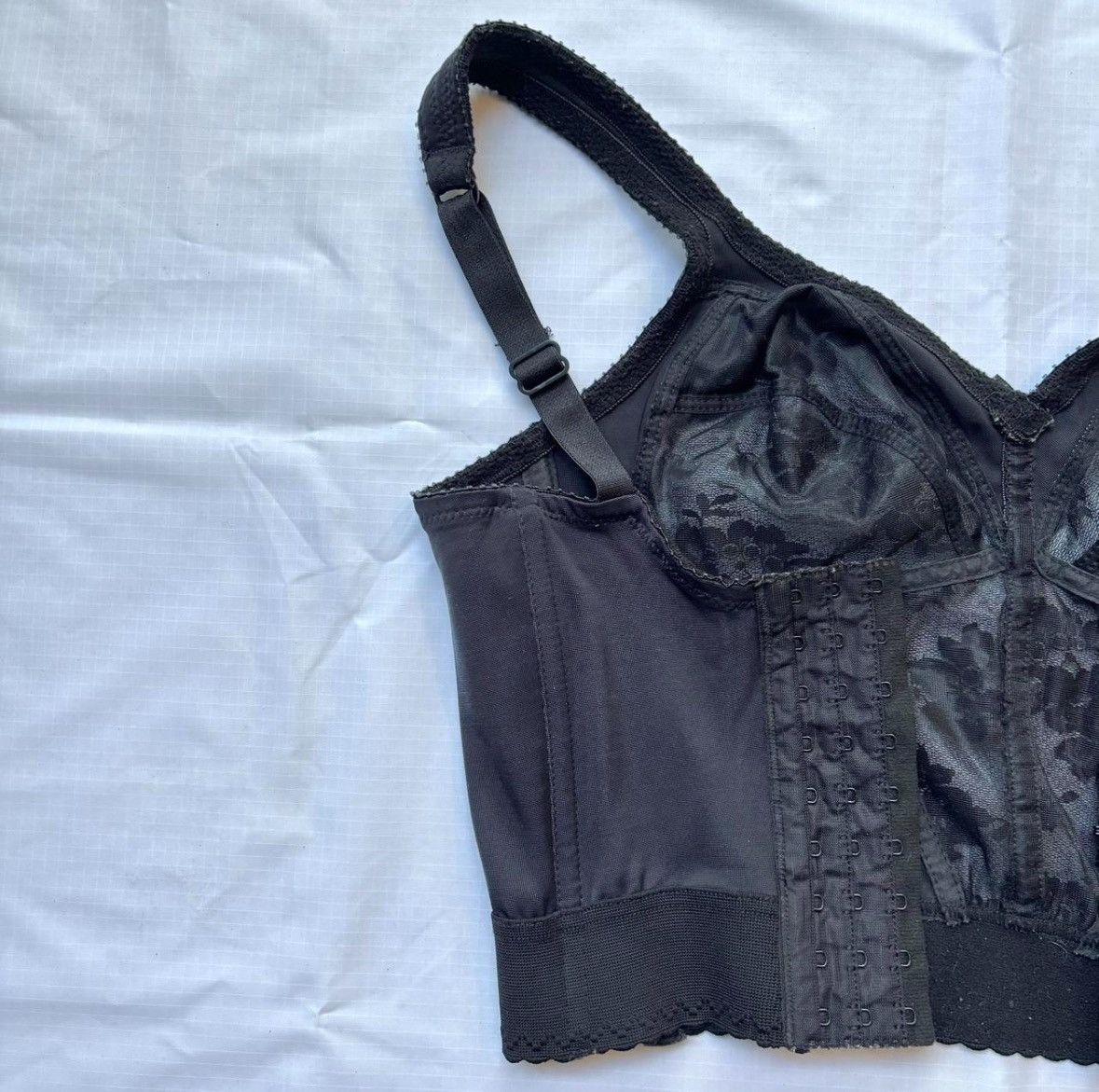 Other ADORABLE VTG 80s LONGLINE WONDERBRA / CORSET TOP Size ONE SIZE - 7 Thumbnail