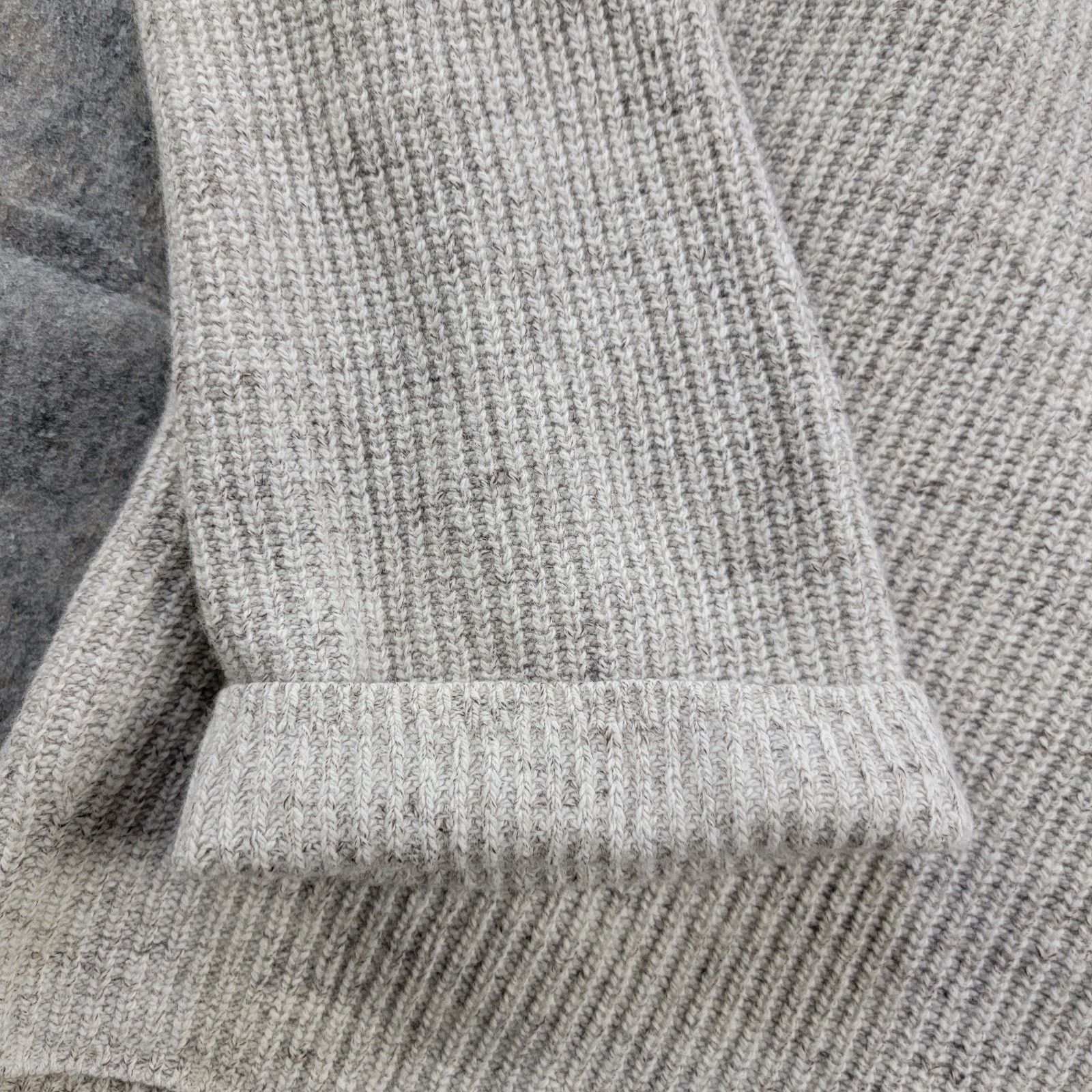 Everlane Everlane Cotton Wool Cardigan Size M Beige Oversized Ribbed Size M / US 6-8 / IT 42-44 - 8 Thumbnail